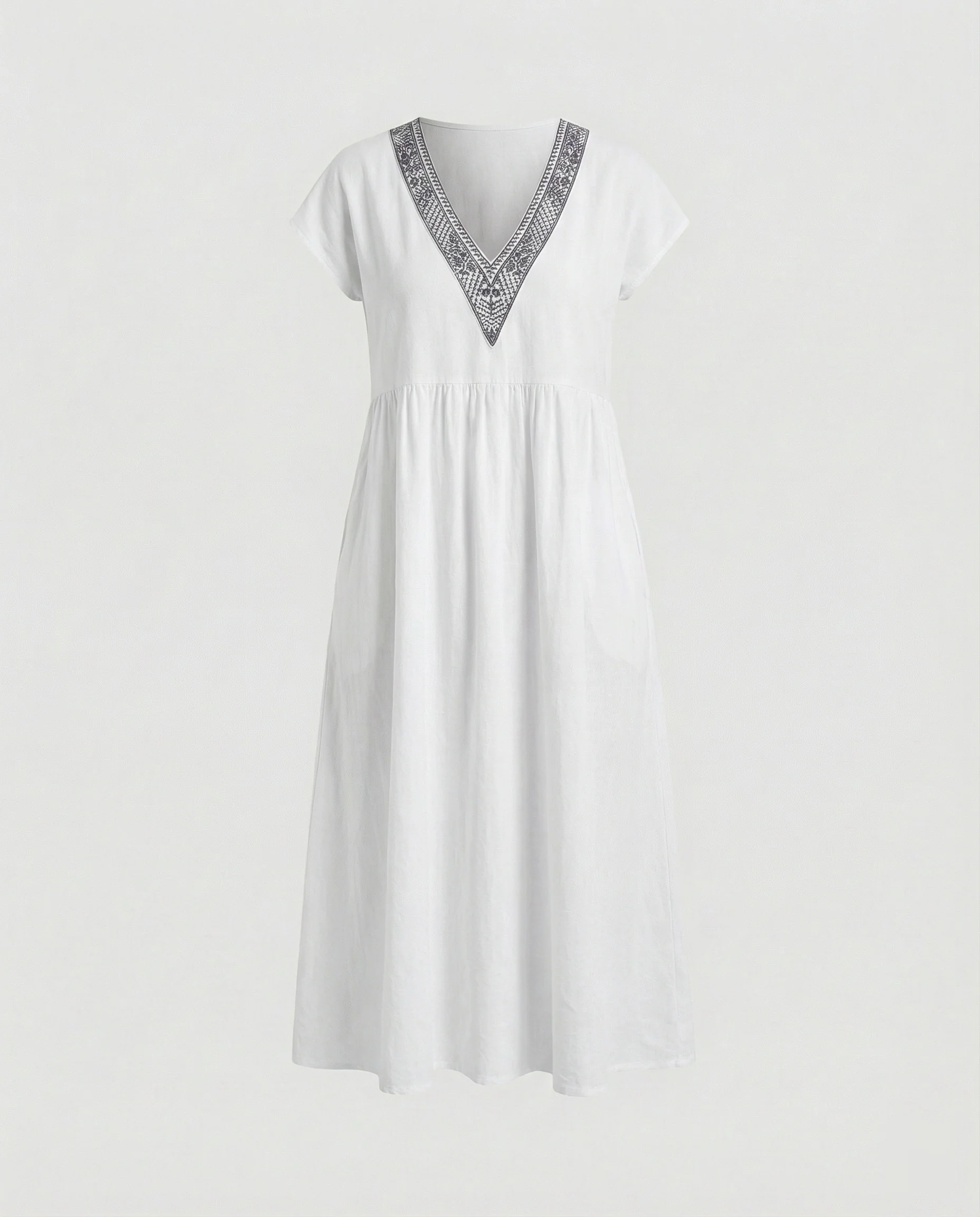 Damen Midikleid Sommer Spitze - Image 9