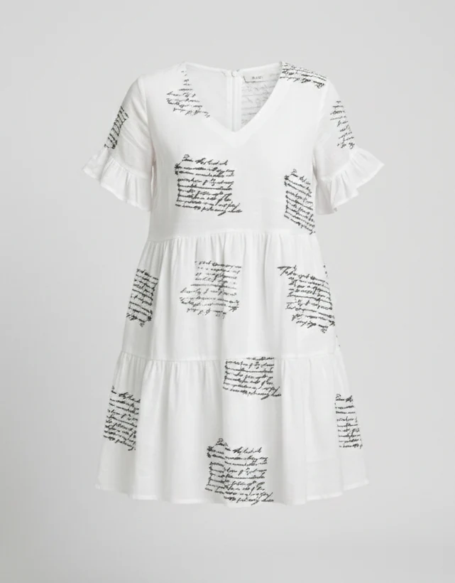Damen Sommerkleid Midikleid Volant - Image 5