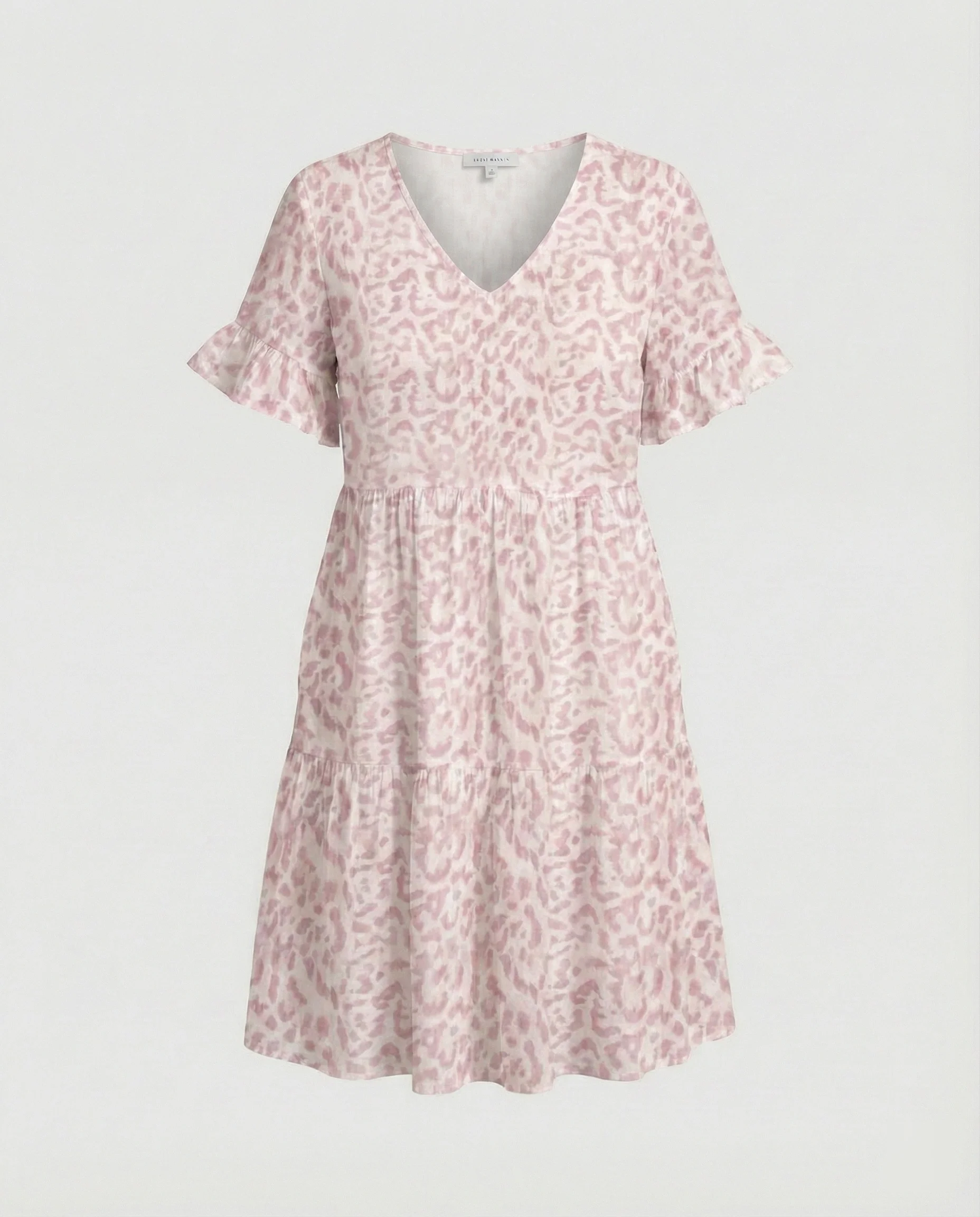 Damen Sommerkleid Midikleid Volant - Image 9