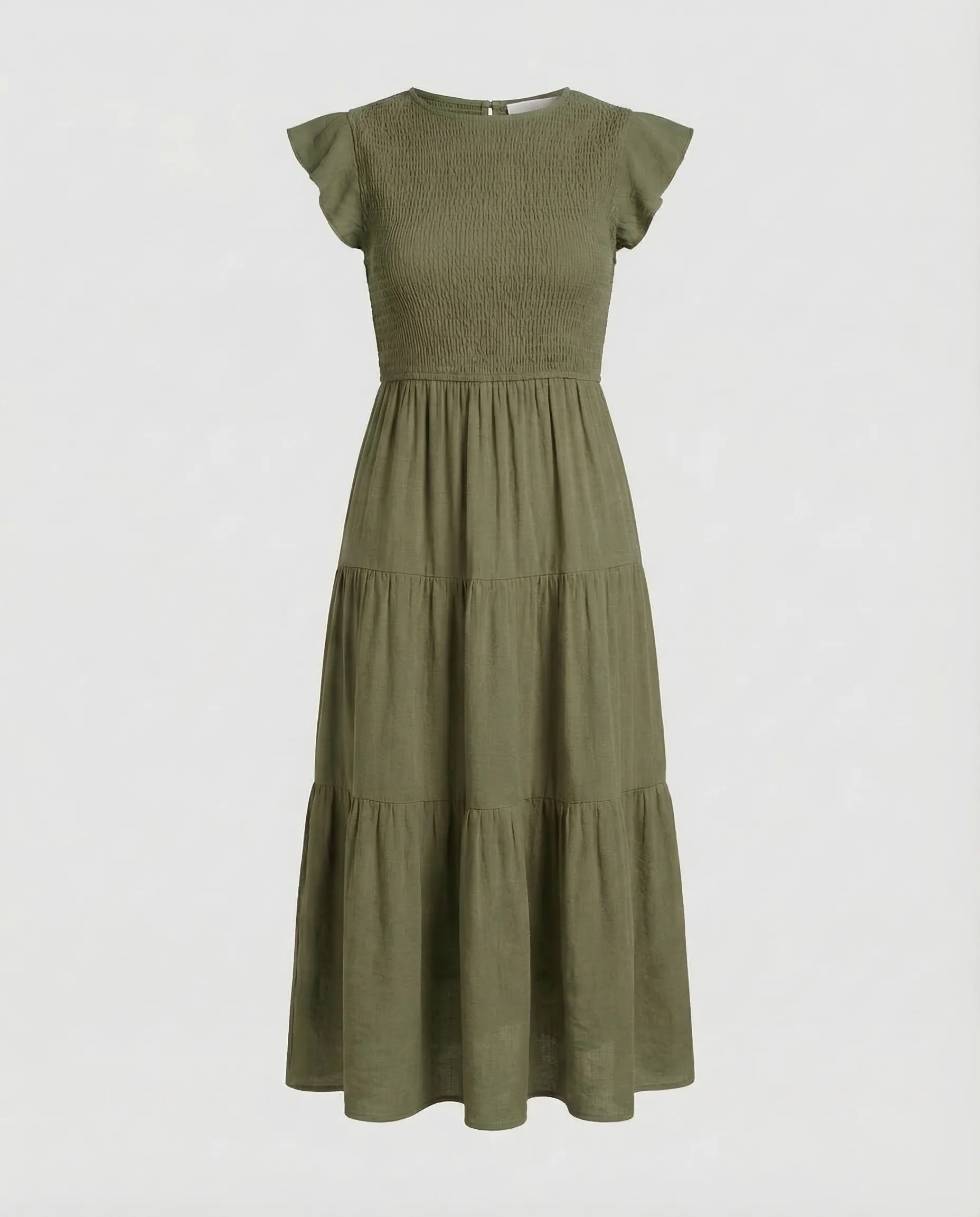 Damen Stufenkleid Volantärmel - Image 6