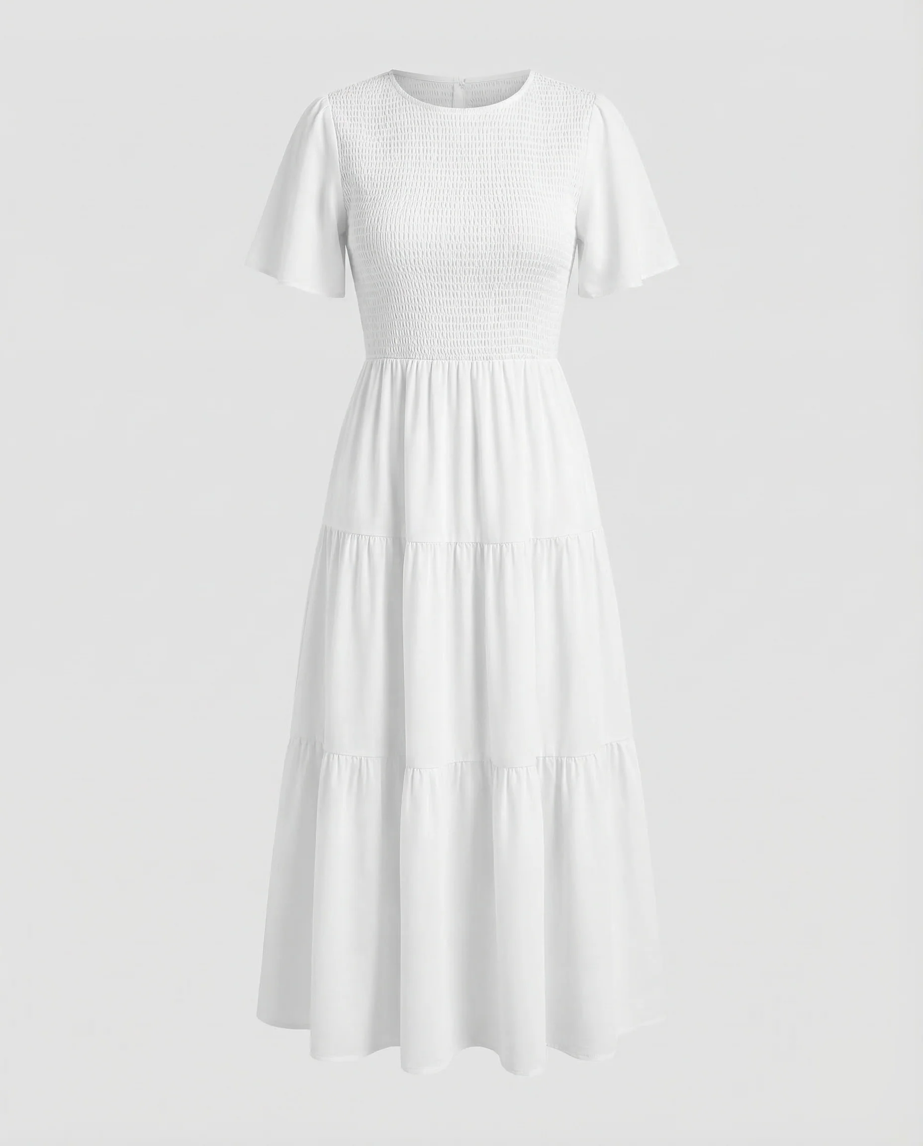 Damen Stufenkleid Kurzarm - Image 5