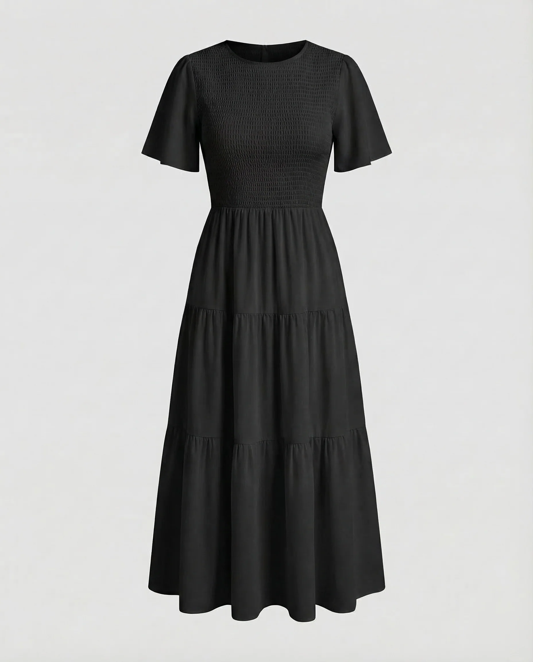 Damen Stufenkleid Kurzarm - Image 6