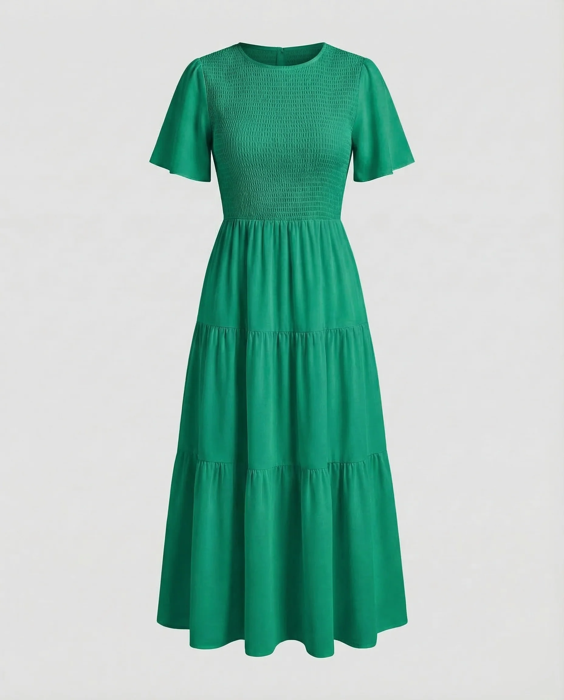 Damen Stufenkleid Kurzarm - Image 7
