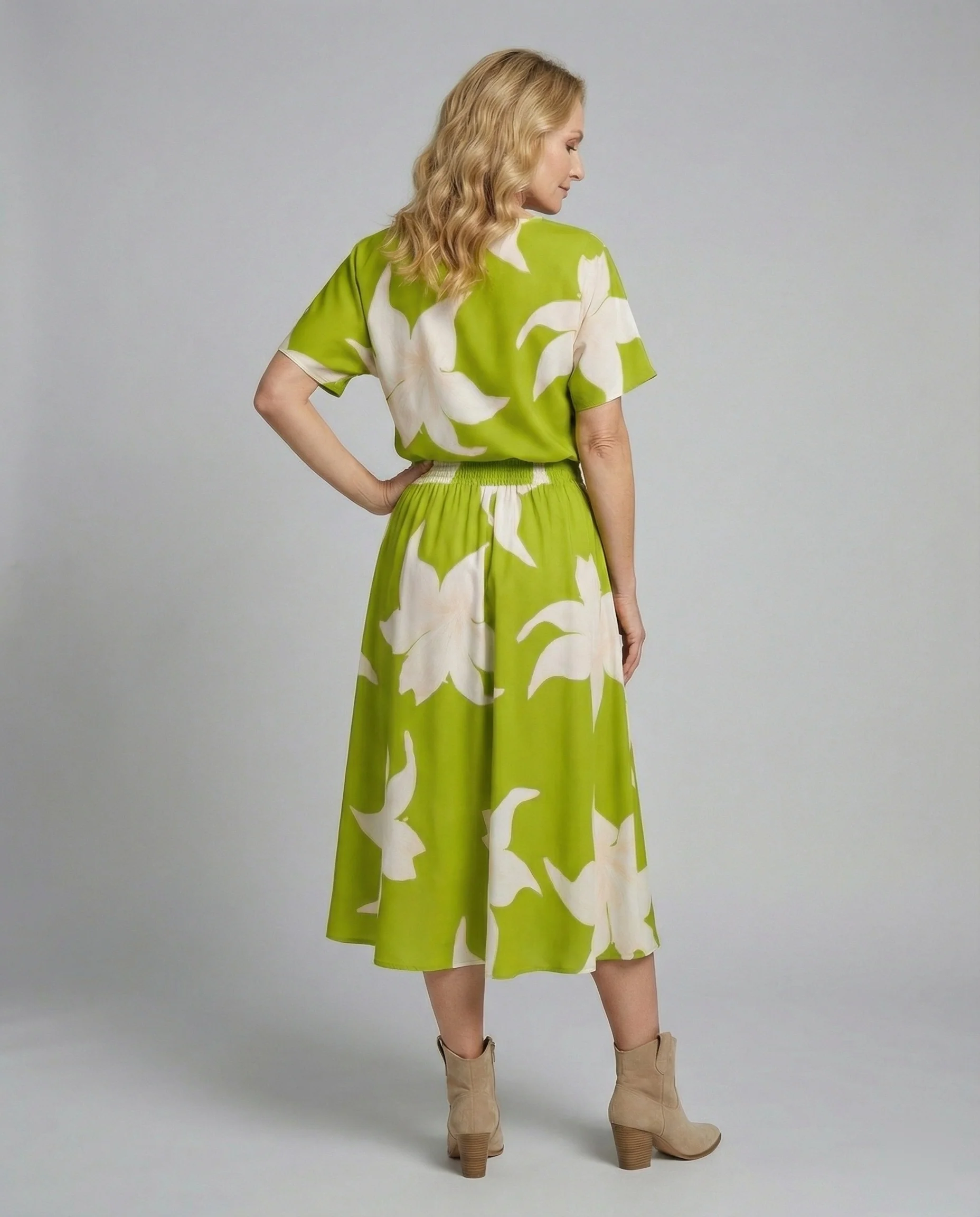 Damen Zweiteiler Set Sommer Floral - Image 3