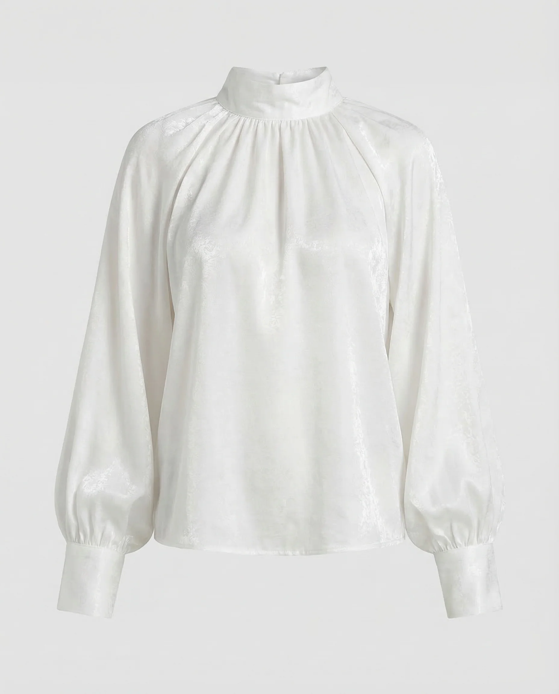 Damen Satinbluse Luxus - Image 4