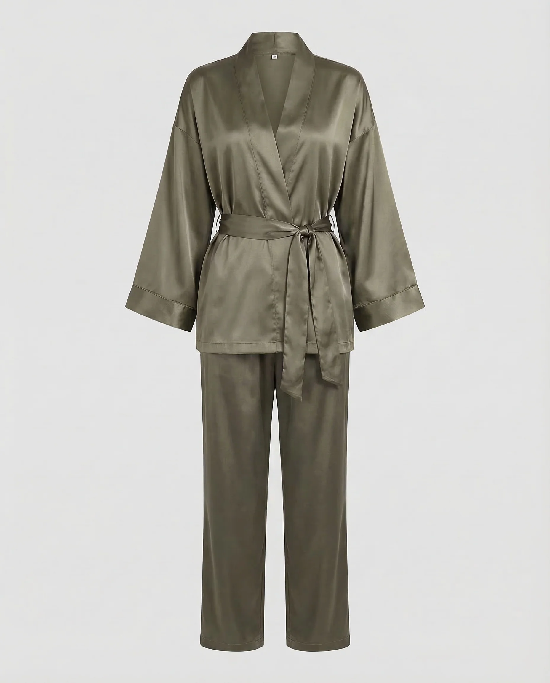 Damen Satin Pyjama Set - Image 12