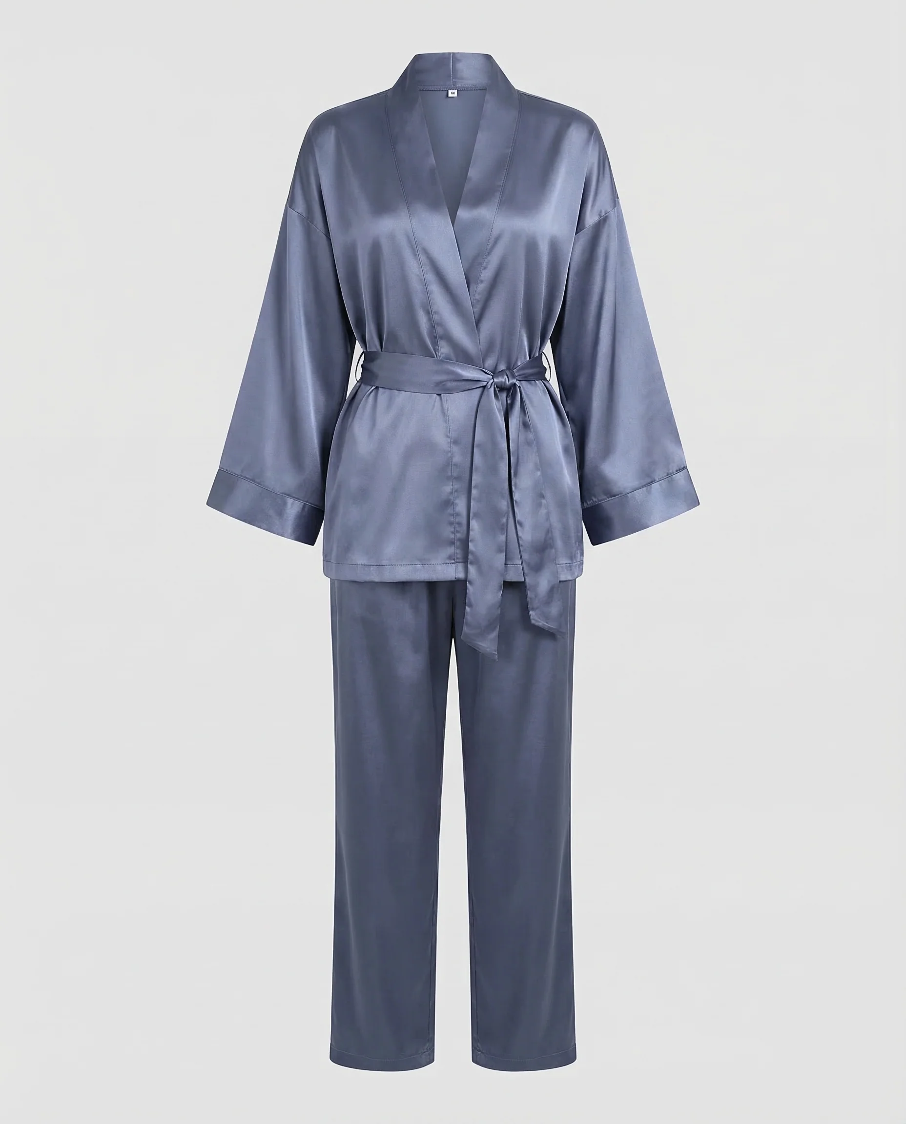 Damen Satin Pyjama Set - Image 4