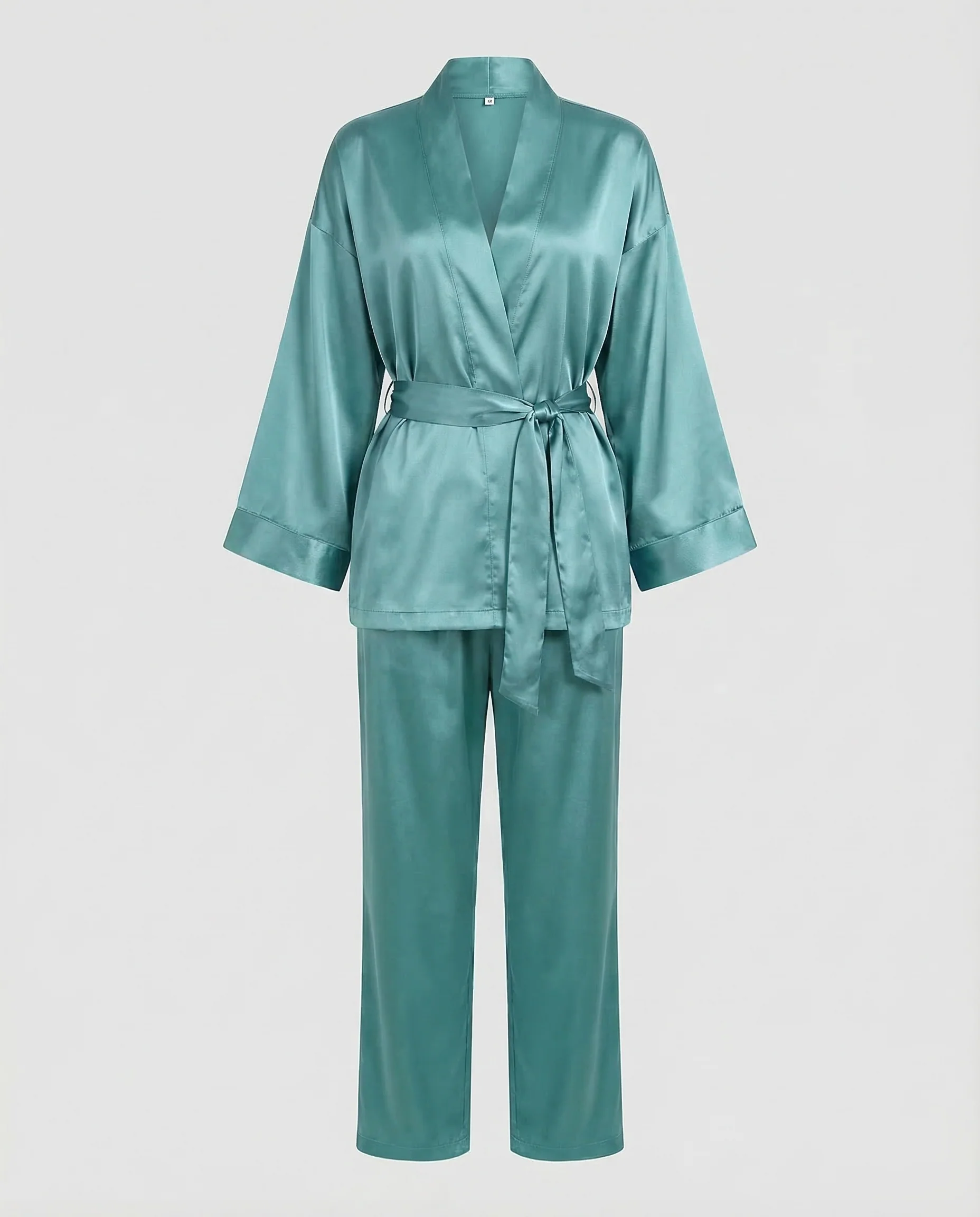 Damen Satin Pyjama Set - Image 6
