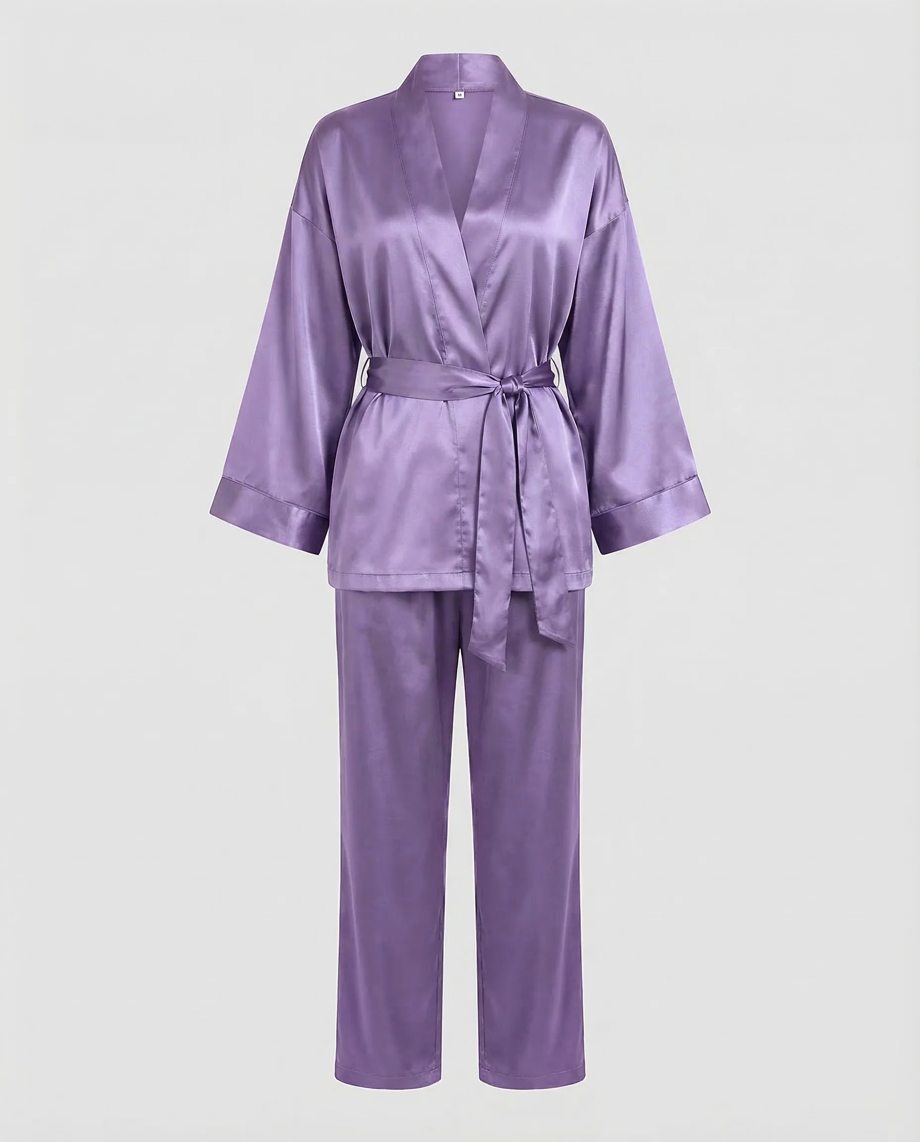 Damen Satin Pyjama Set - Image 7