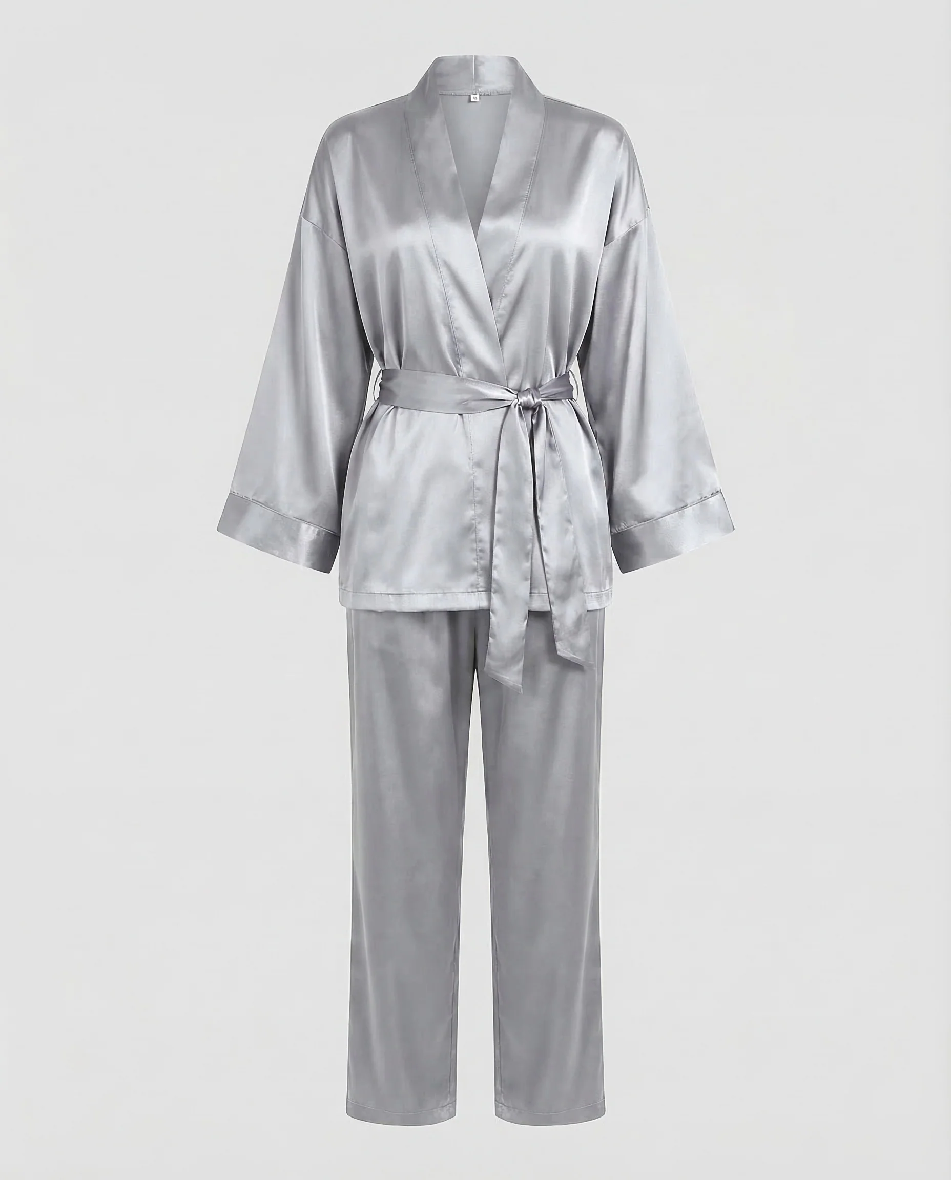 Damen Satin Pyjama Set - Image 8