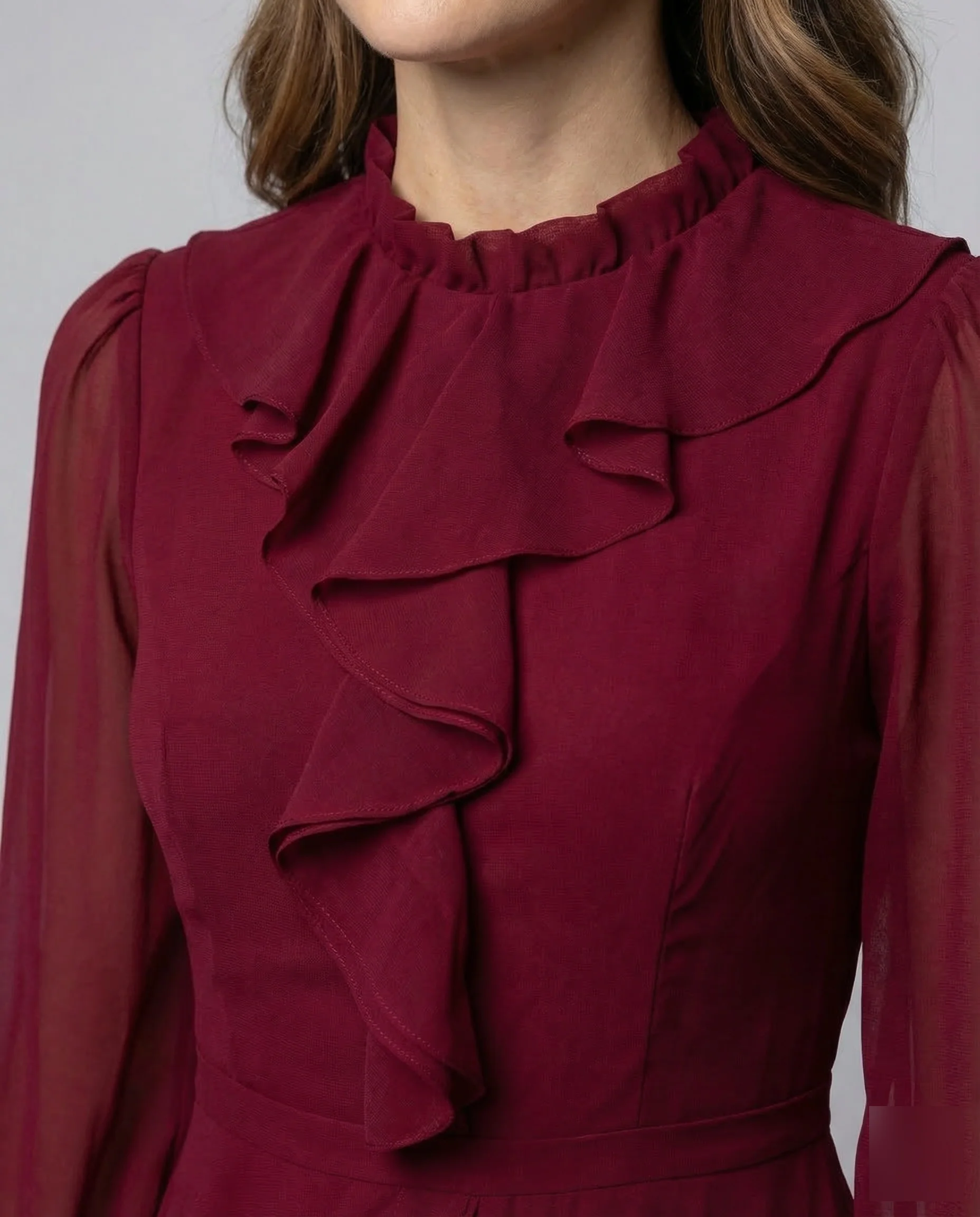 Maxikleid Sommer Damen Chiffon - Image 3