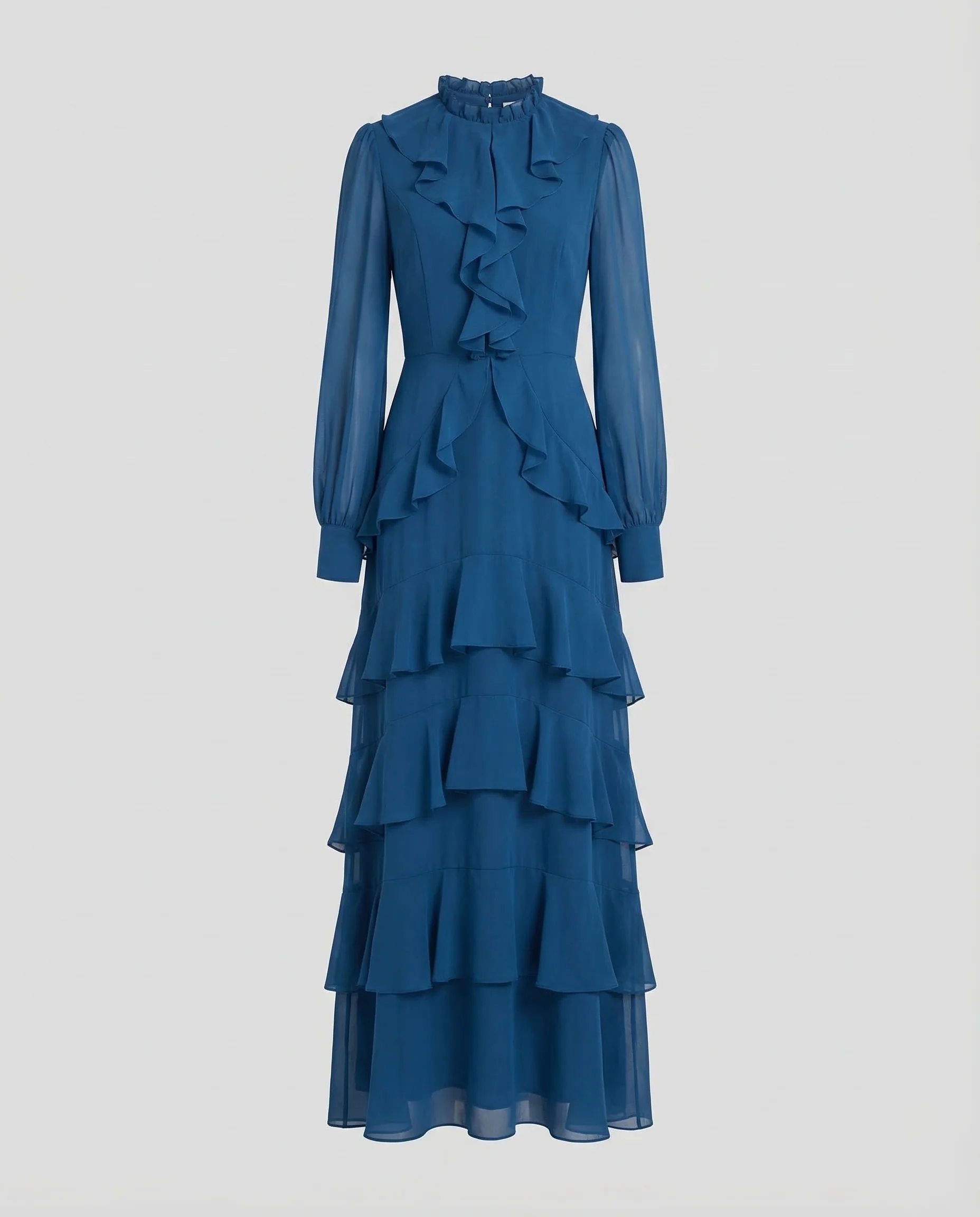 Maxikleid Sommer Damen Chiffon - Image 5