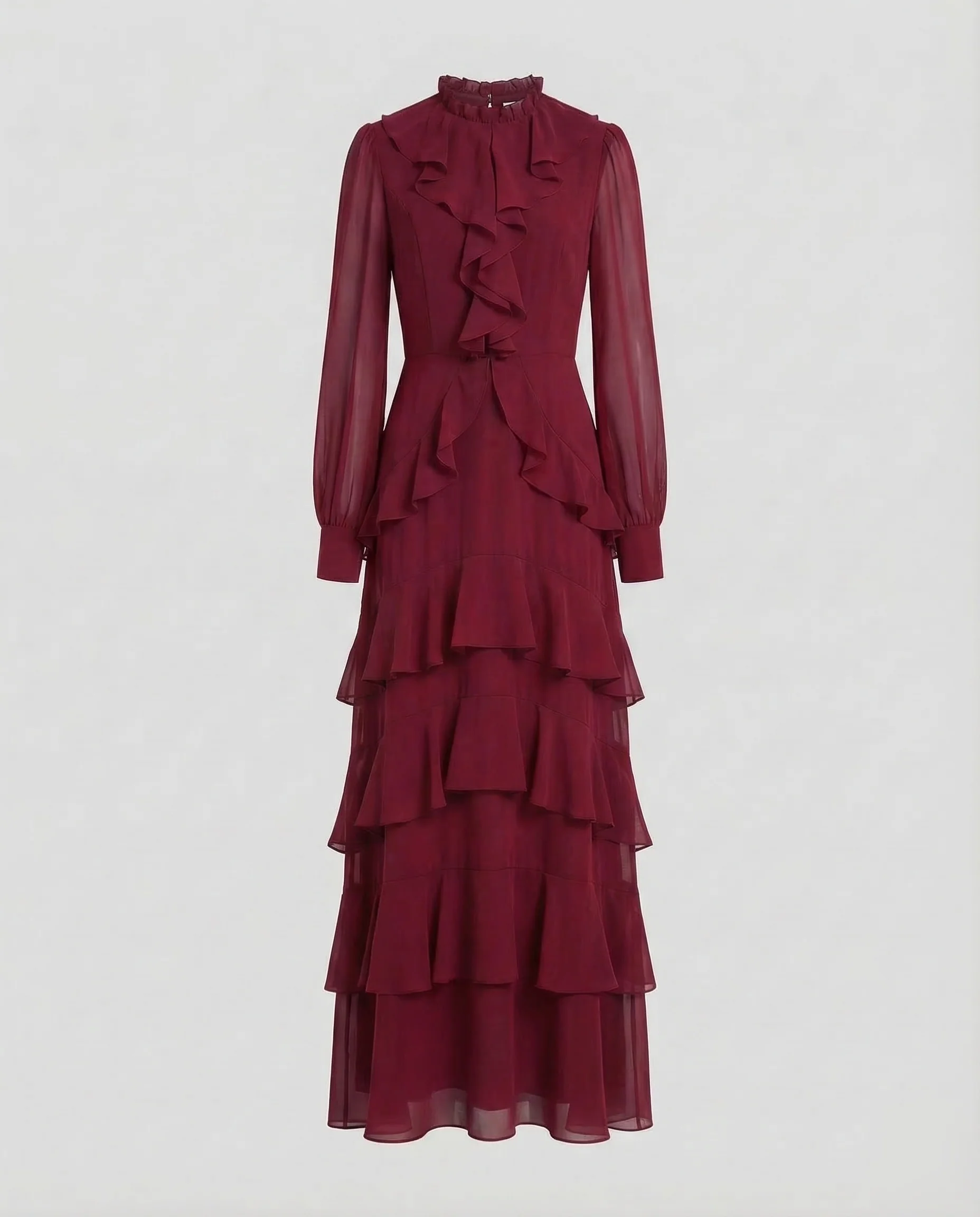 Maxikleid Sommer Damen Chiffon - Image 8