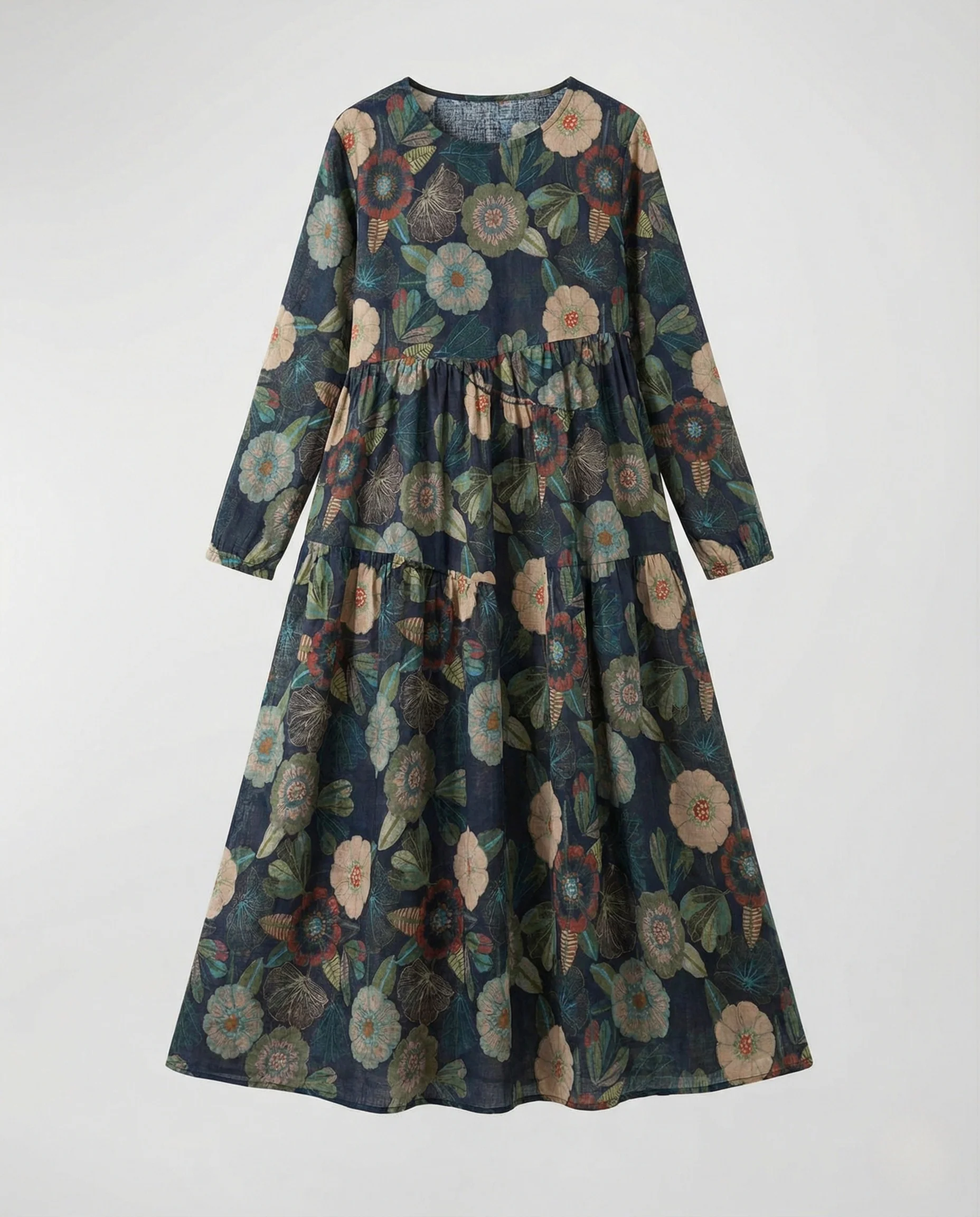 Damen Boho-Maxikleid mit floralem Muster - Image 5