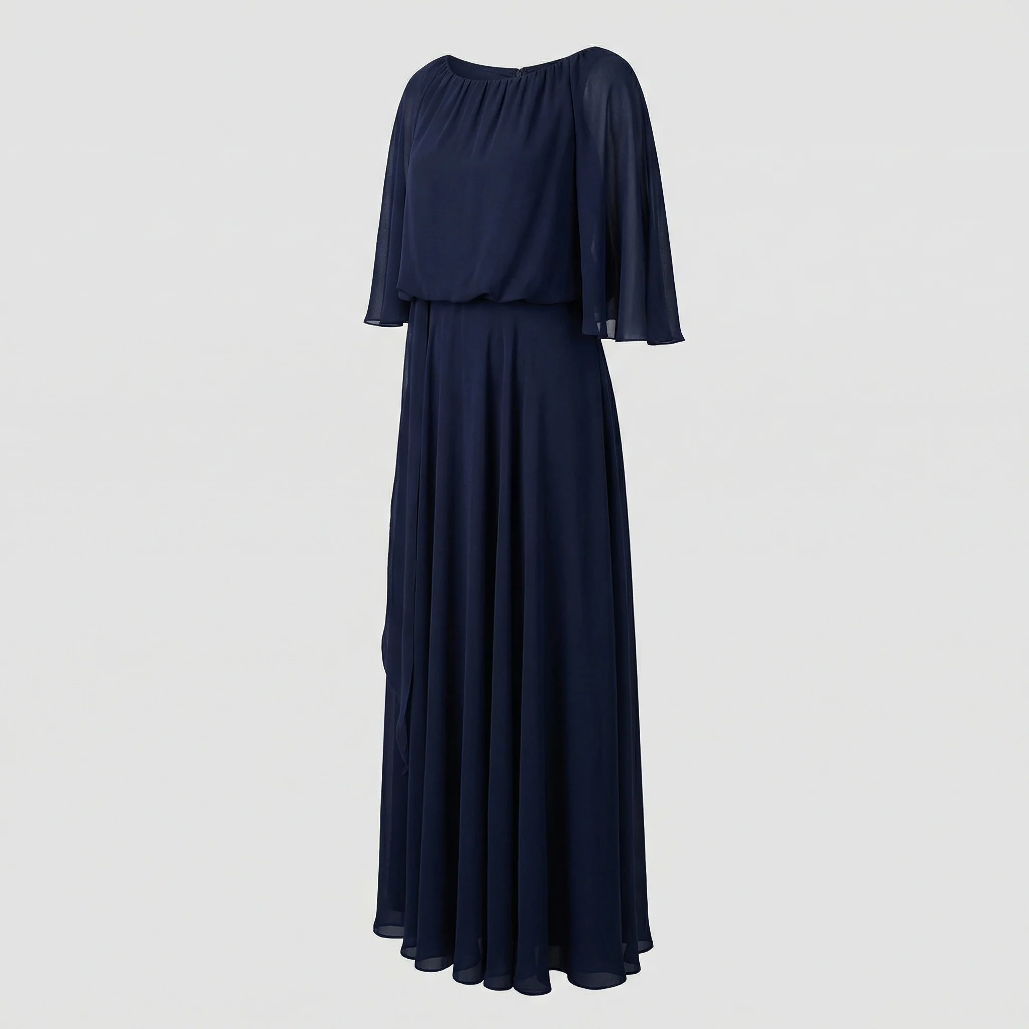 Maxikleid Sommer mit Capeärmeln - Image 5