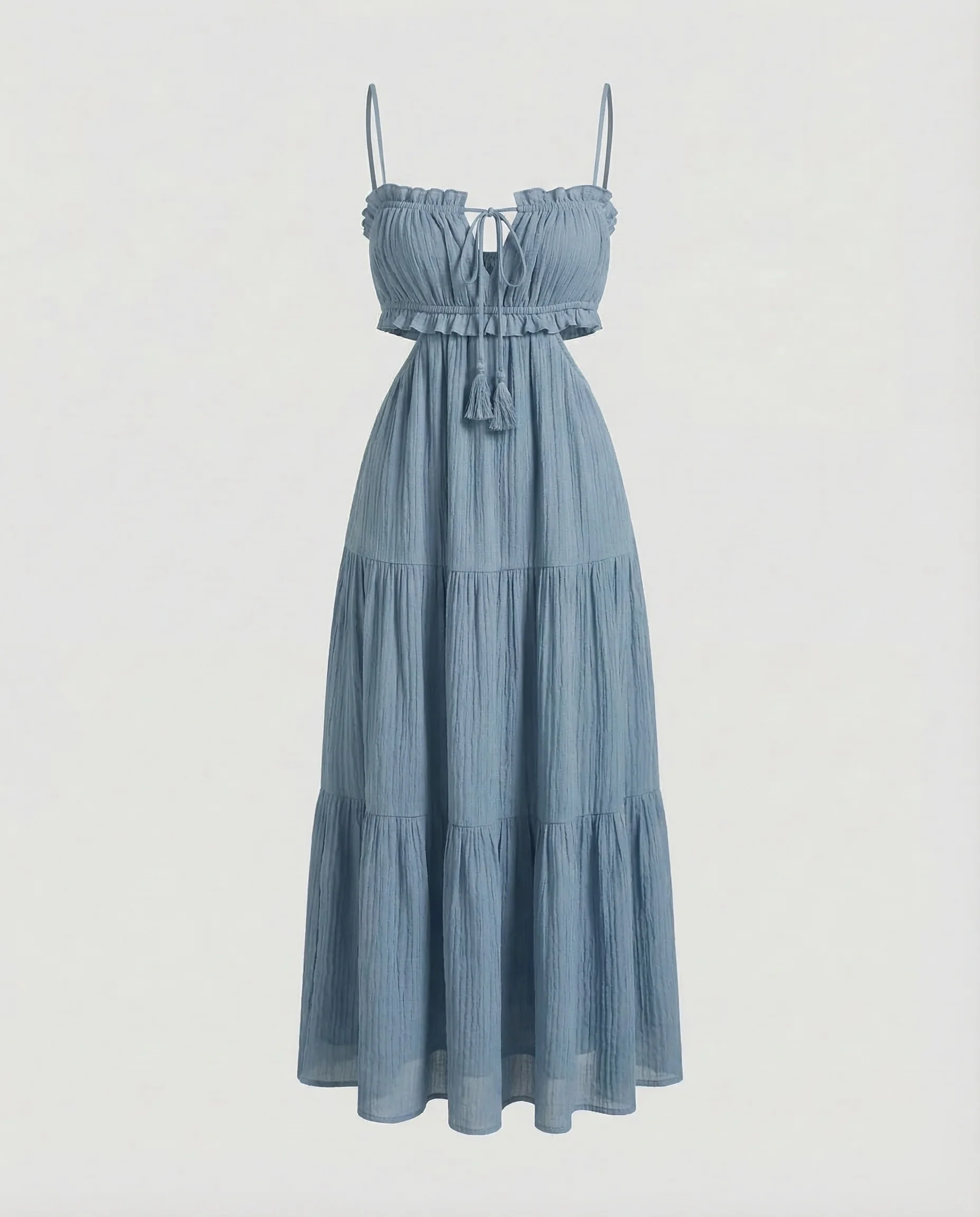 Damen Maxikleid Cut Out - Image 10