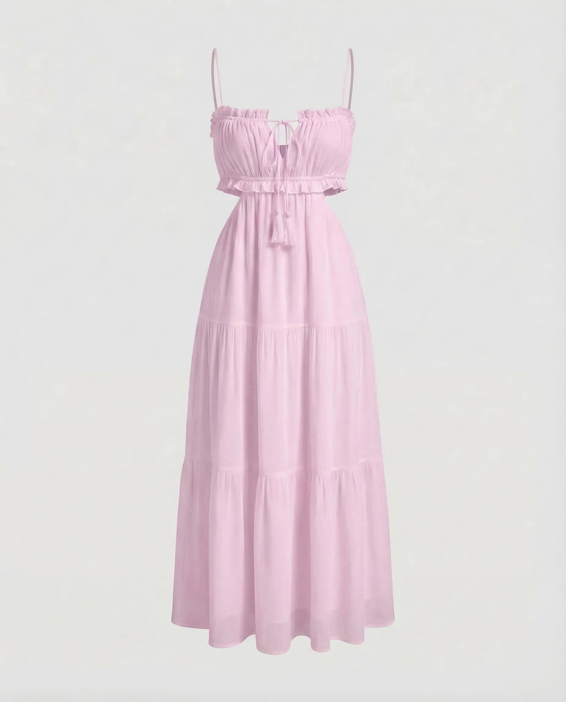 Damen Maxikleid Cut Out - Image 11