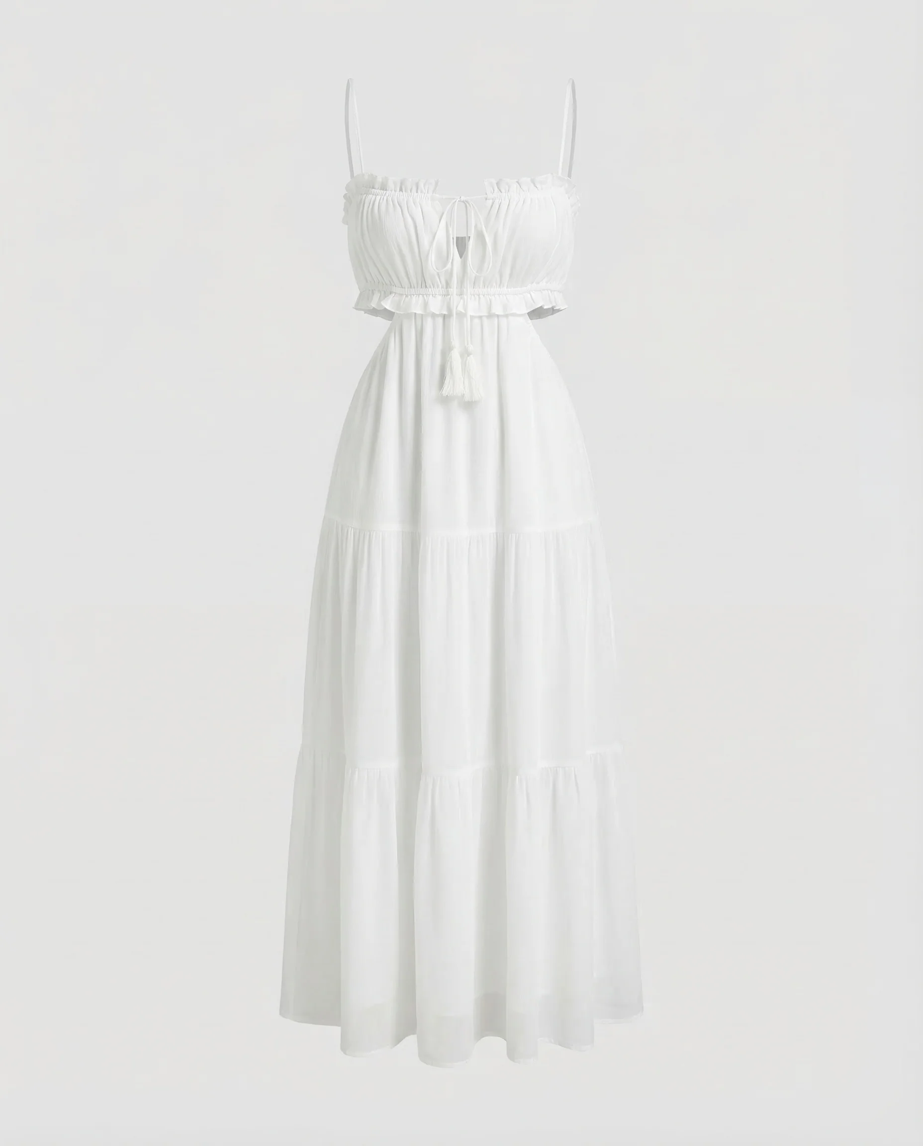 Damen Maxikleid Cut Out - Image 4