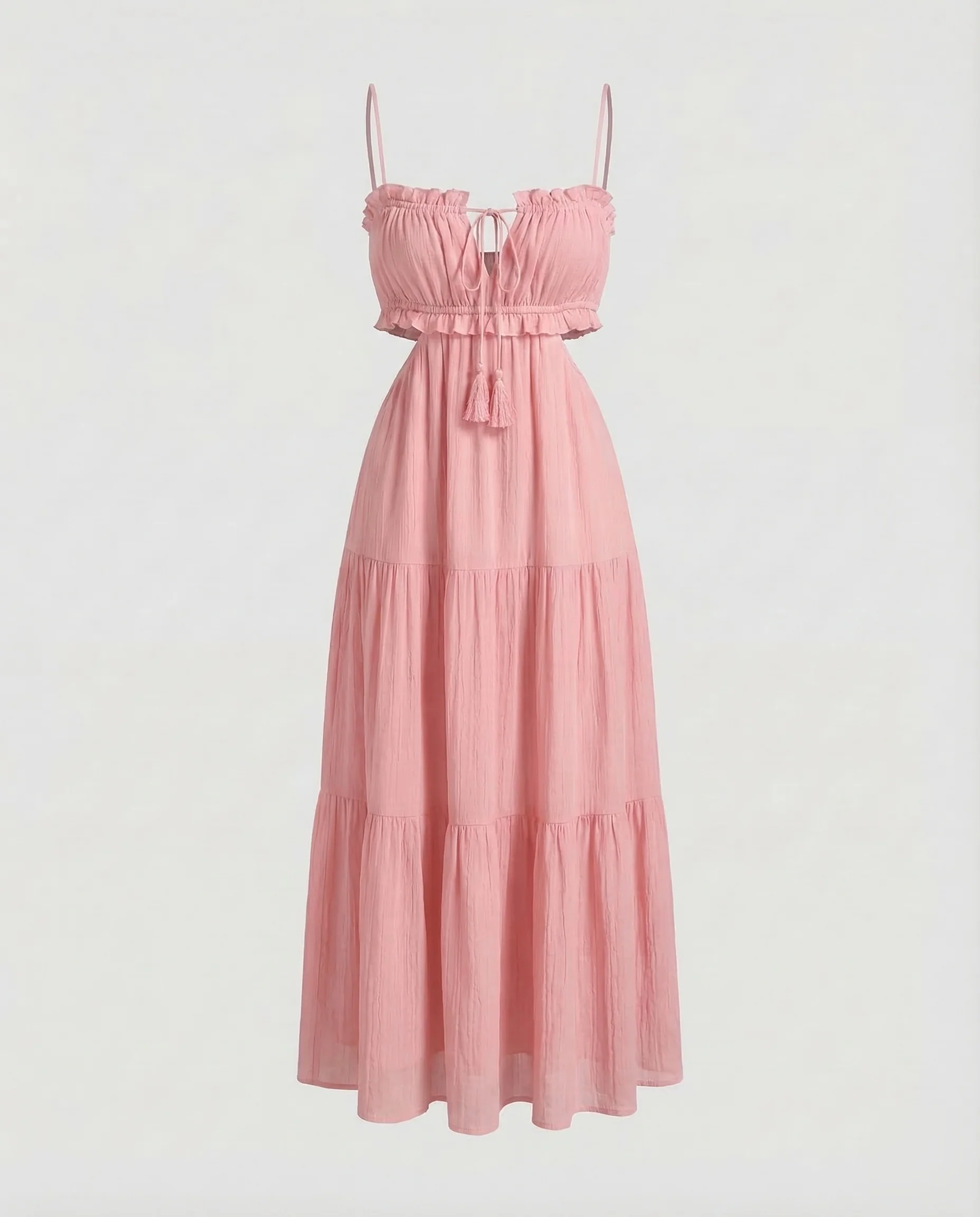 Damen Maxikleid Cut Out - Image 7