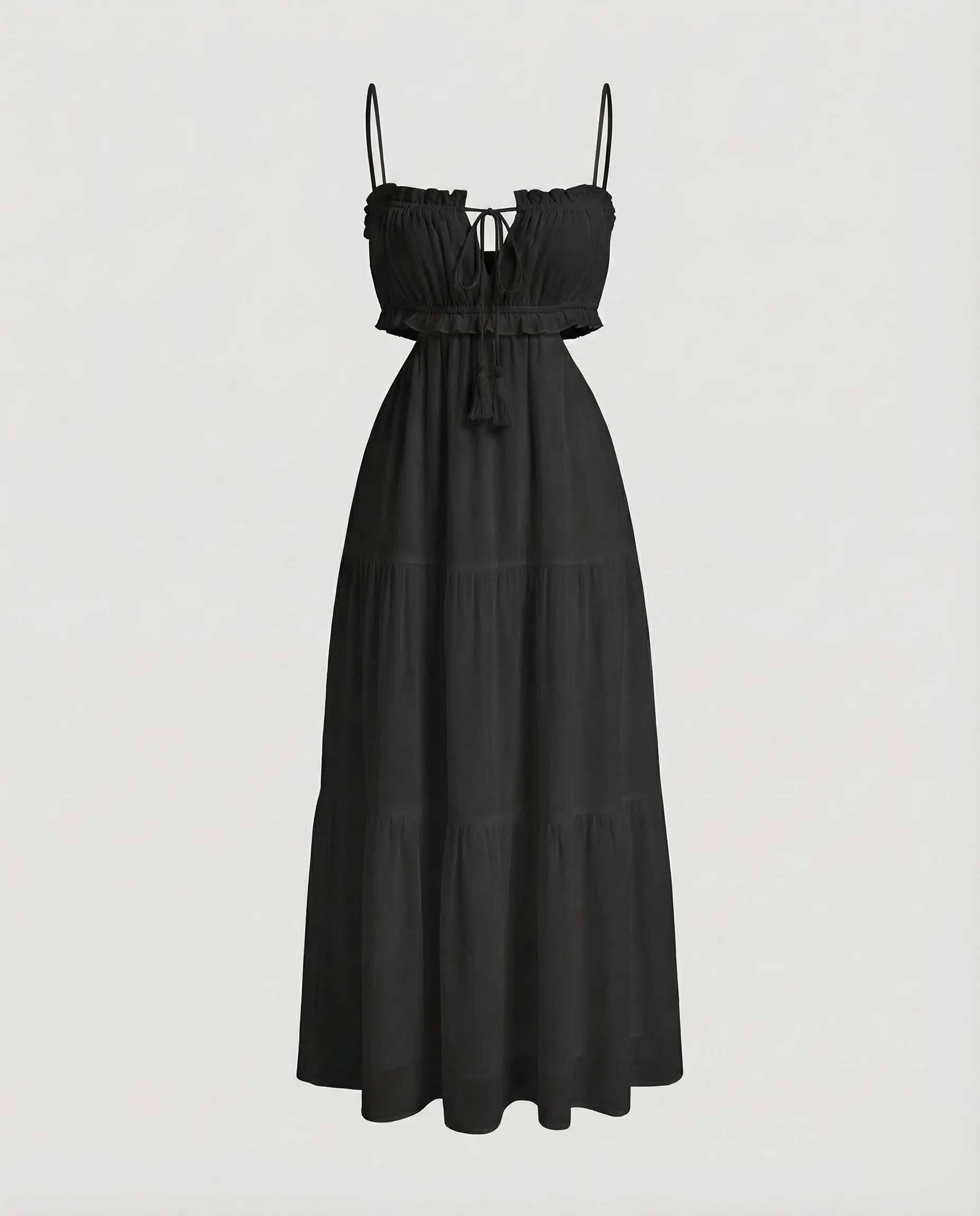 Damen Maxikleid Cut Out - Image 9