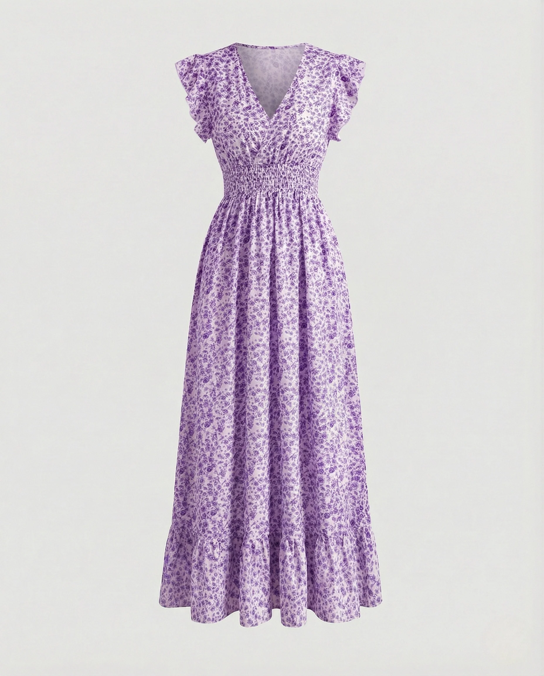 Maxikleid Damen Smokoberteil - Image 9