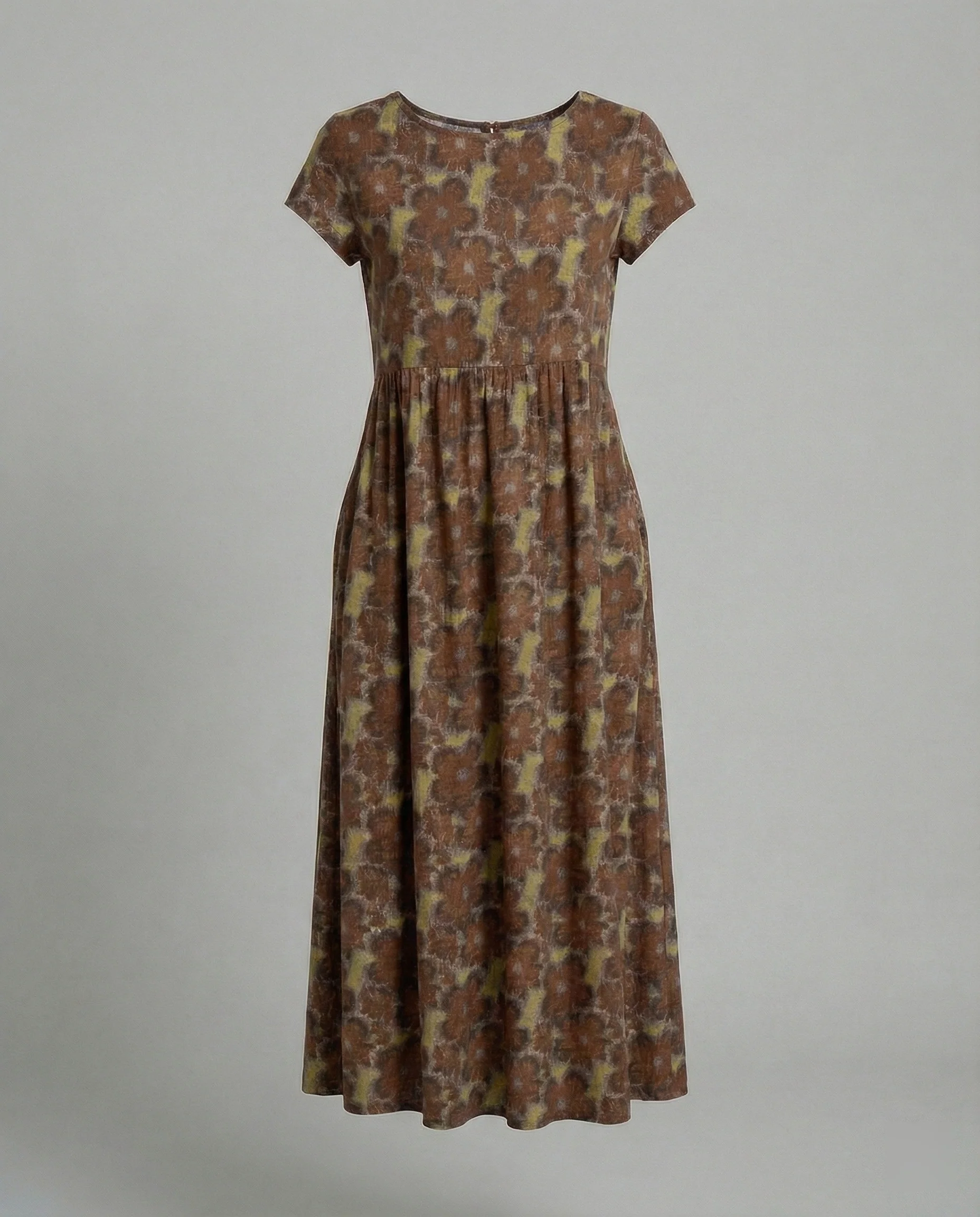 Damen Maxikleid Patchwork A-Linie - Image 11