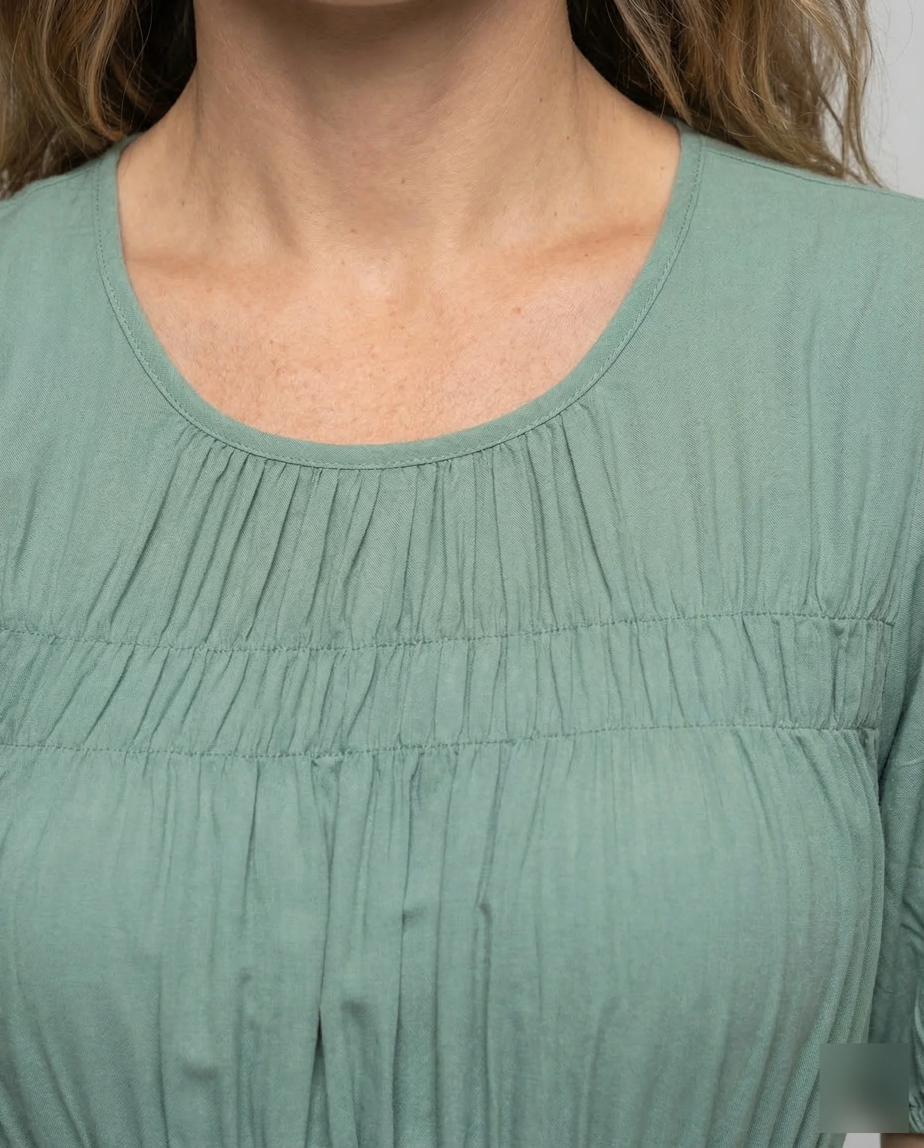 Damen Maxikleid Ethno Print - Image 3