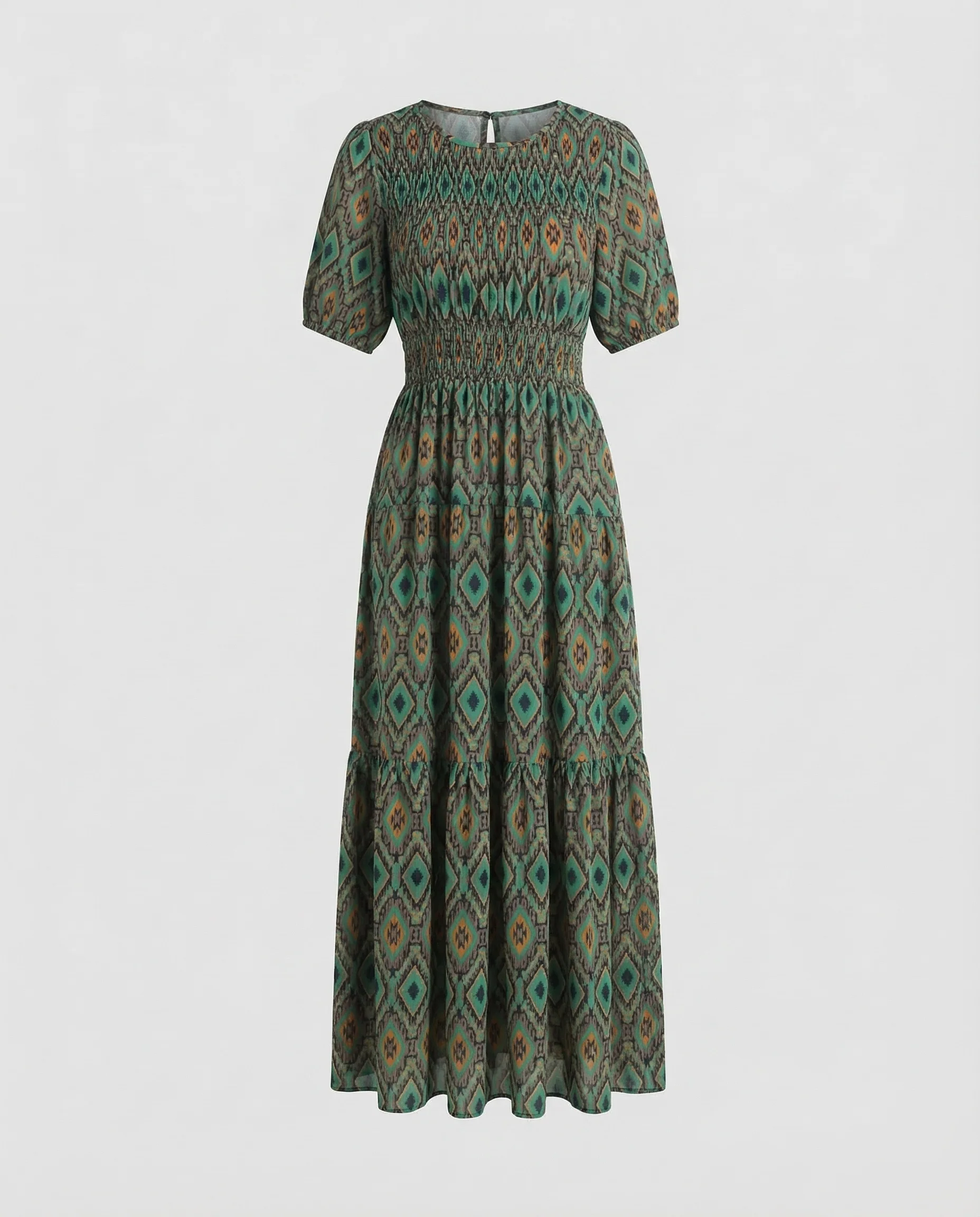 Damen Maxikleid Ethno Print - Image 5
