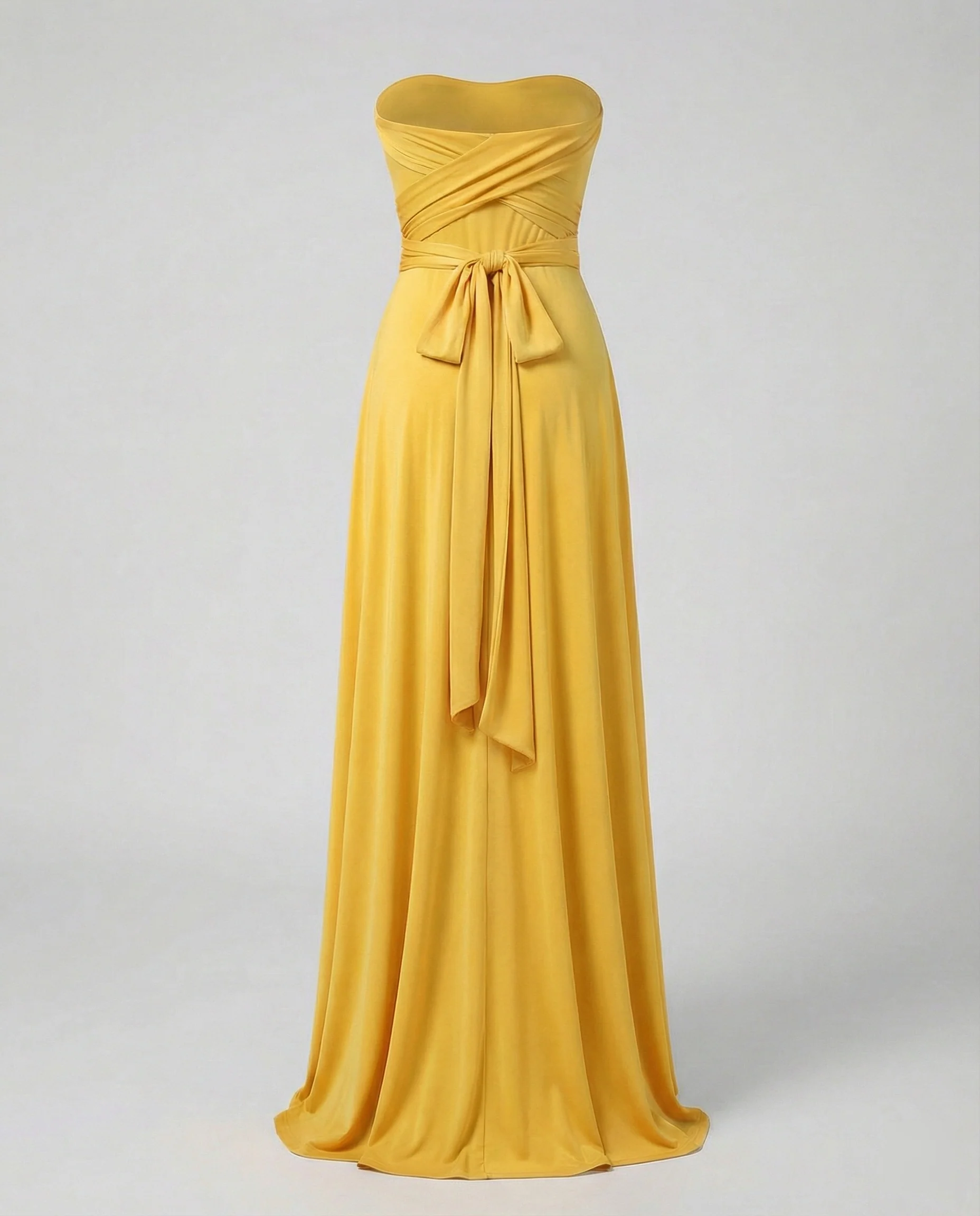 Damen Maxikleid Sommer V-Ausschnitt Empire - Image 11