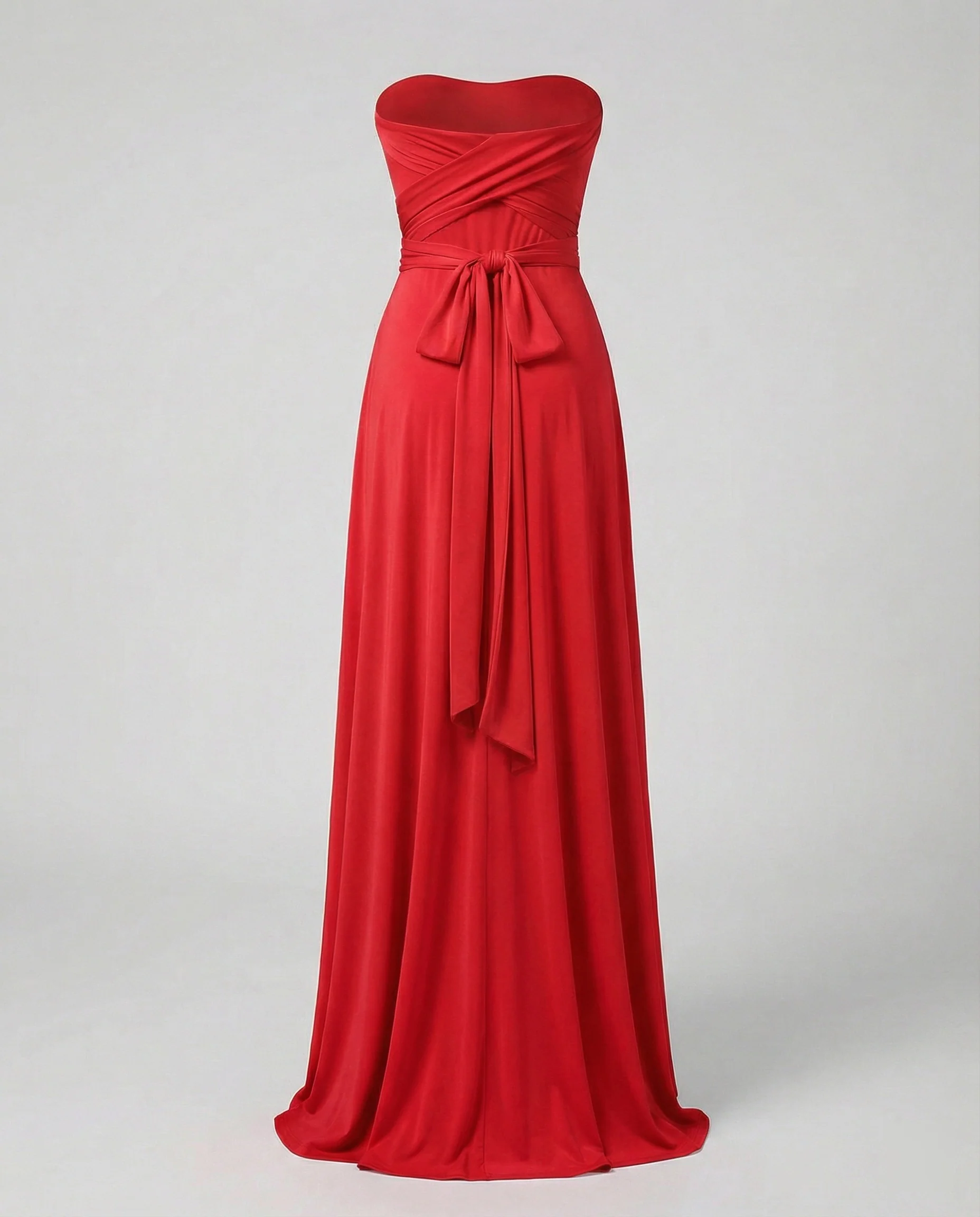 Damen Maxikleid Sommer V-Ausschnitt Empire - Image 16
