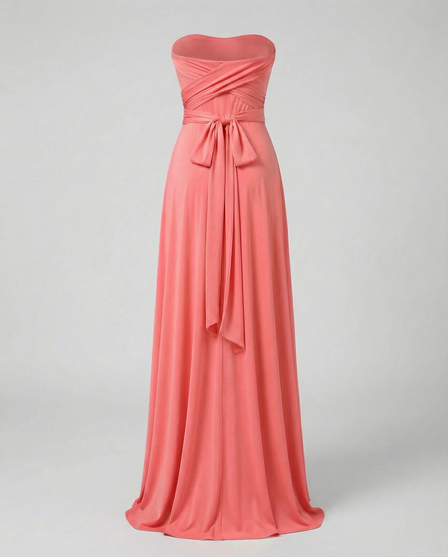 Damen Maxikleid Sommer V-Ausschnitt Empire - Image 18