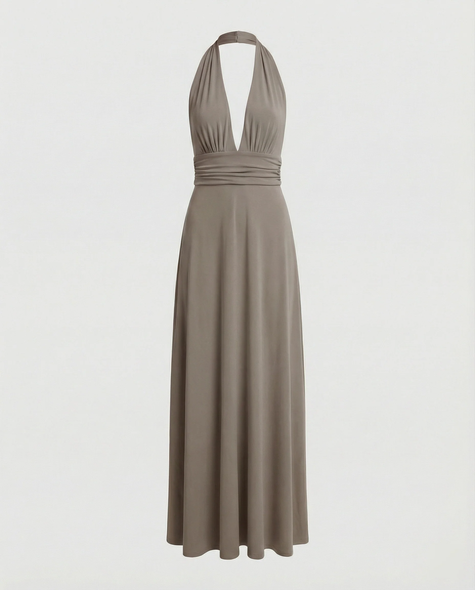Damen Maxikleid Sommer V-Ausschnitt Empire - Image 27