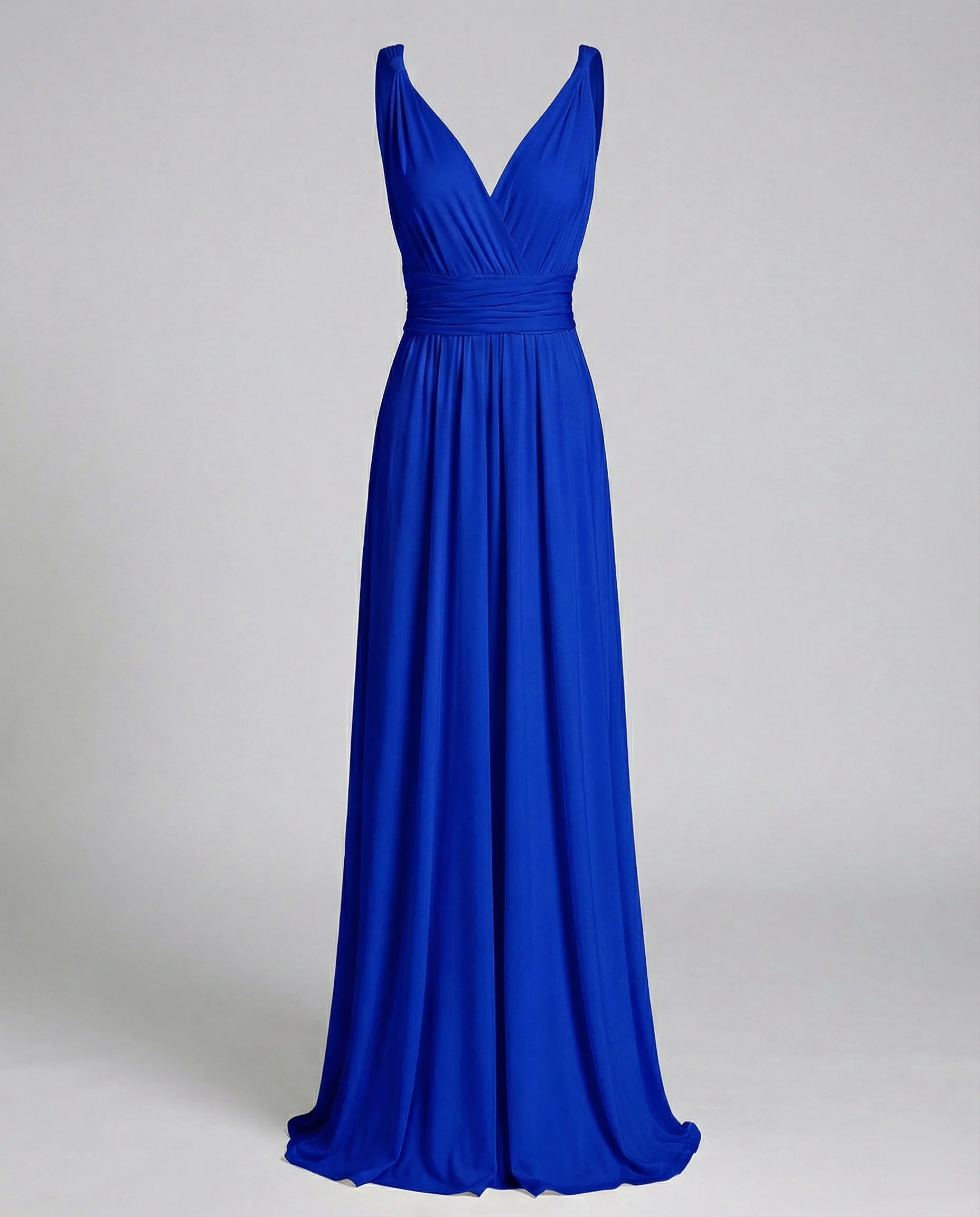 Damen Maxikleid Sommer V-Ausschnitt Empire - Image 6
