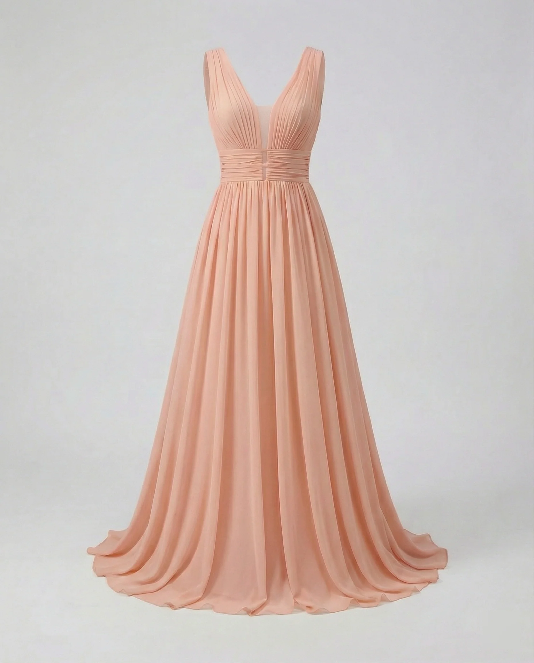 Damen Maxikleid Chiffon mit Cut Out - Image 6