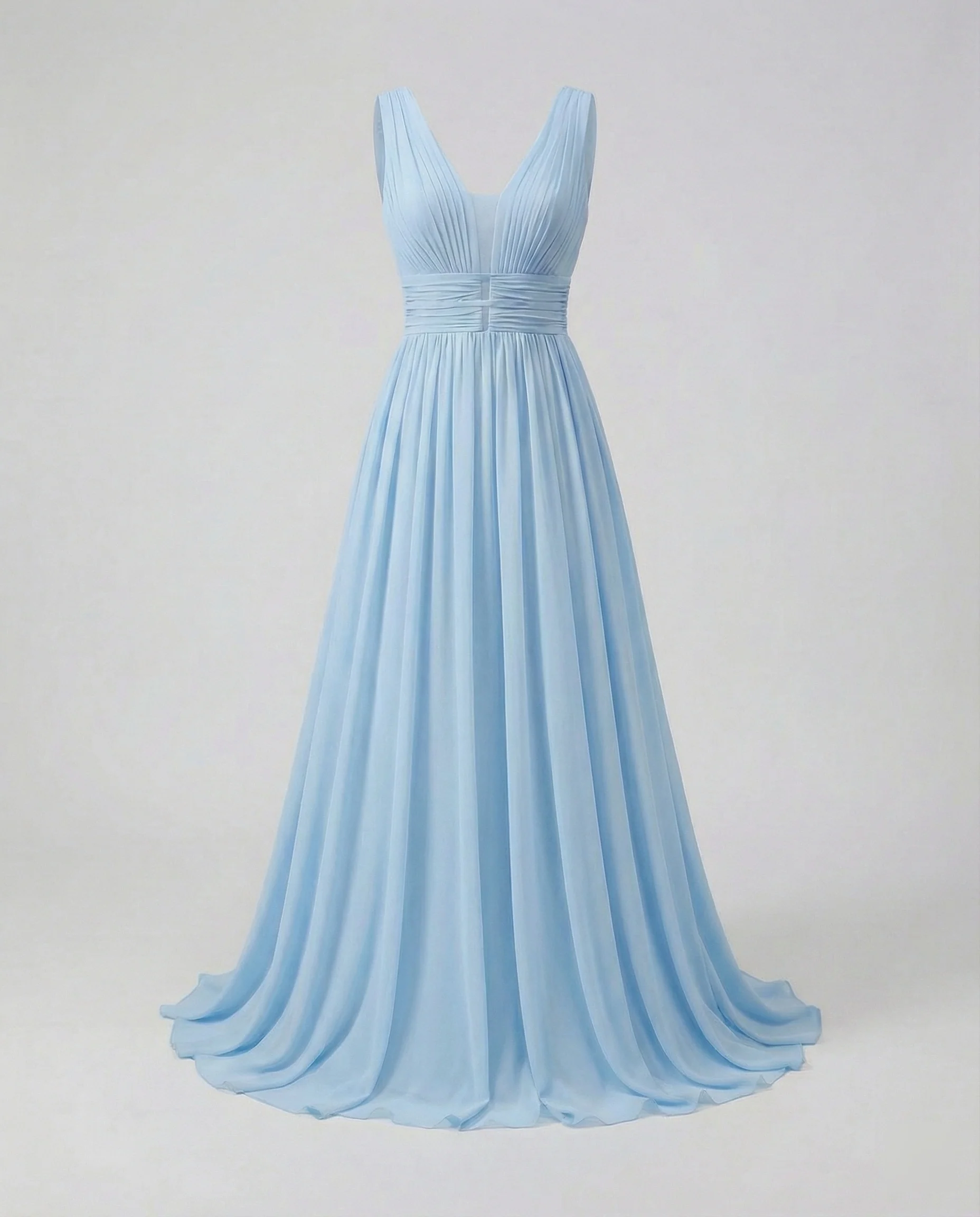 Damen Maxikleid Chiffon mit Cut Out - Image 8