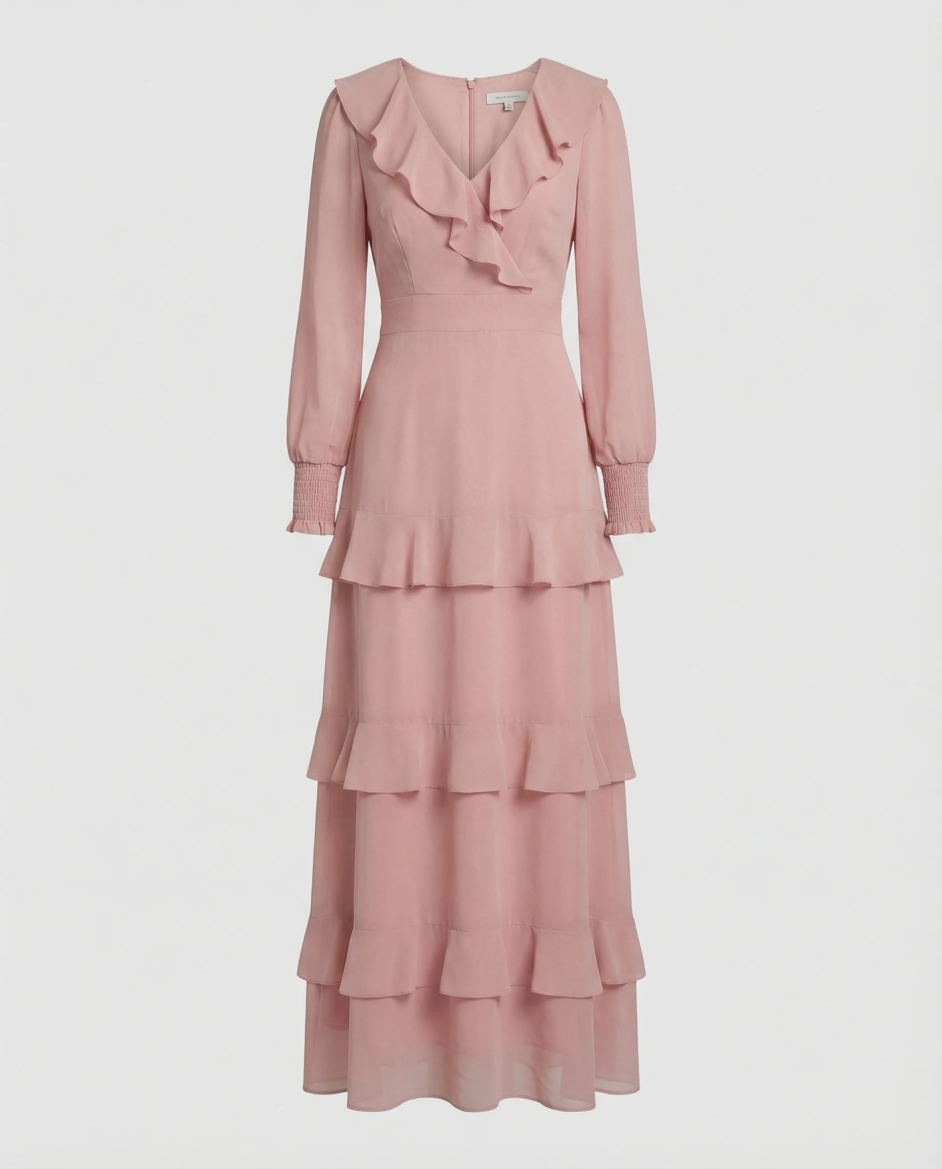 Maxikleid Sommer Damen Ballonärmel - Image 4