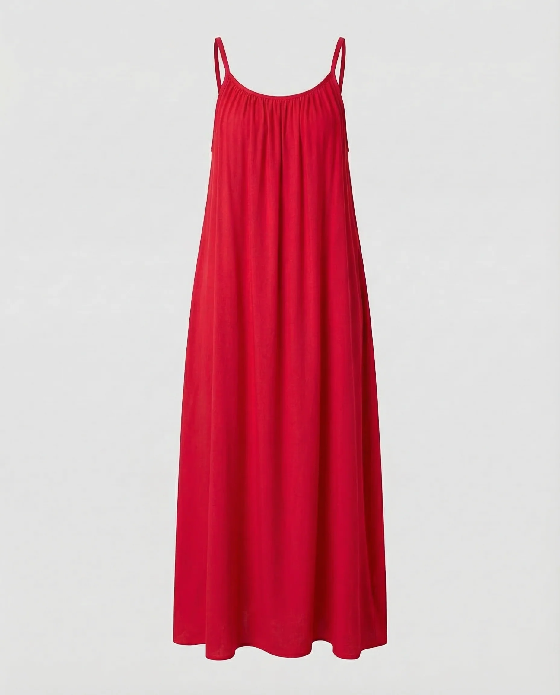 Damen Maxikleid Spaghettiträger Sommer - Image 7