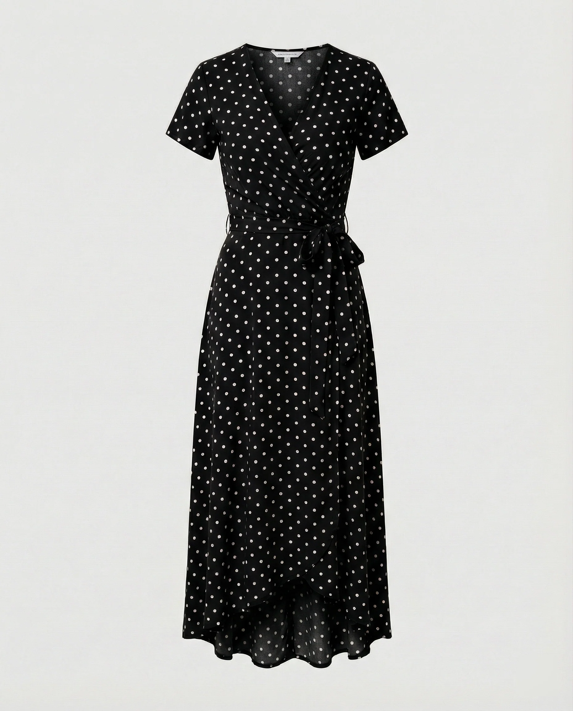 Damen Wickel Maxikleid mit Schlitz - Image 3
