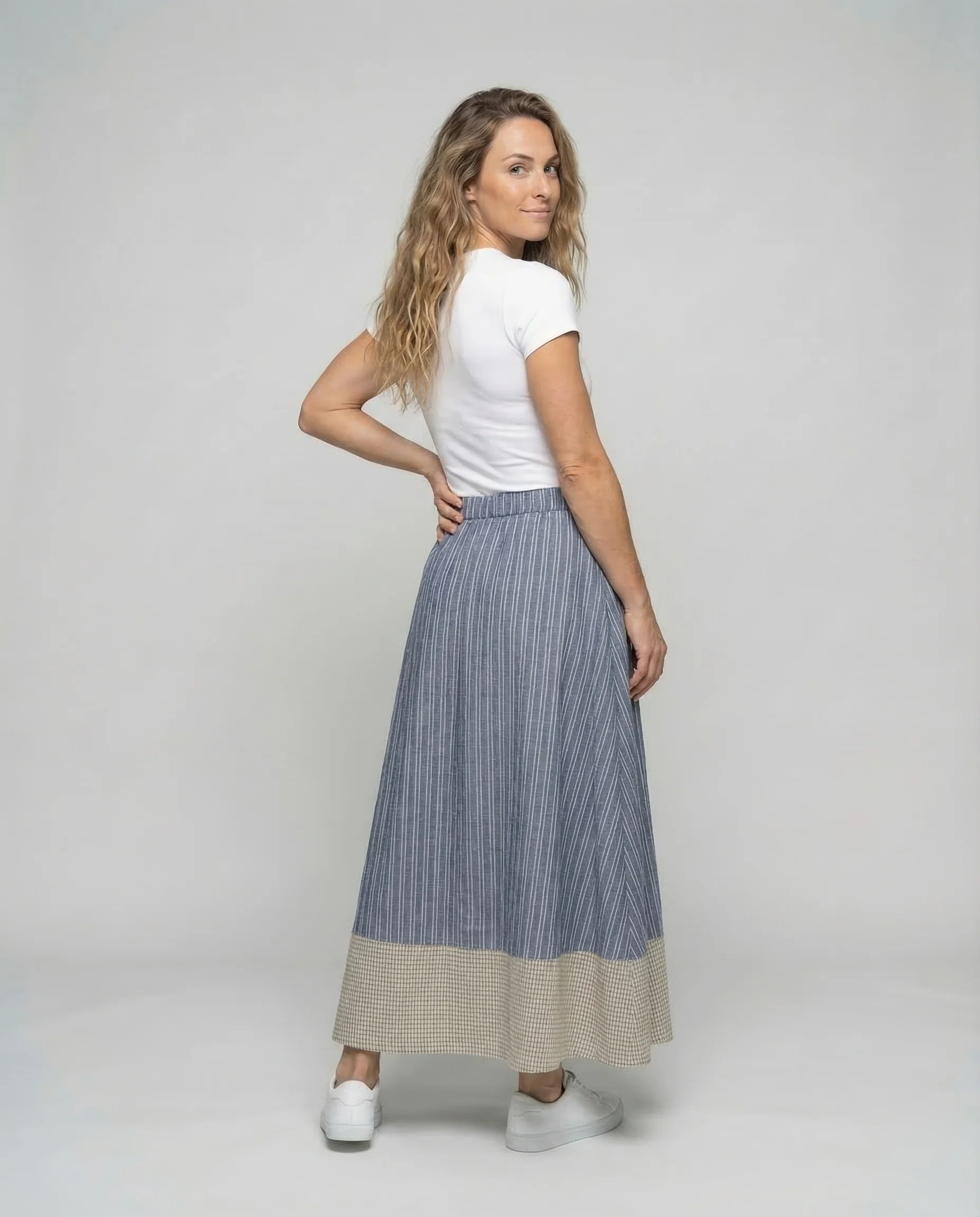 Maxirock Damen Leinenmix - Image 4