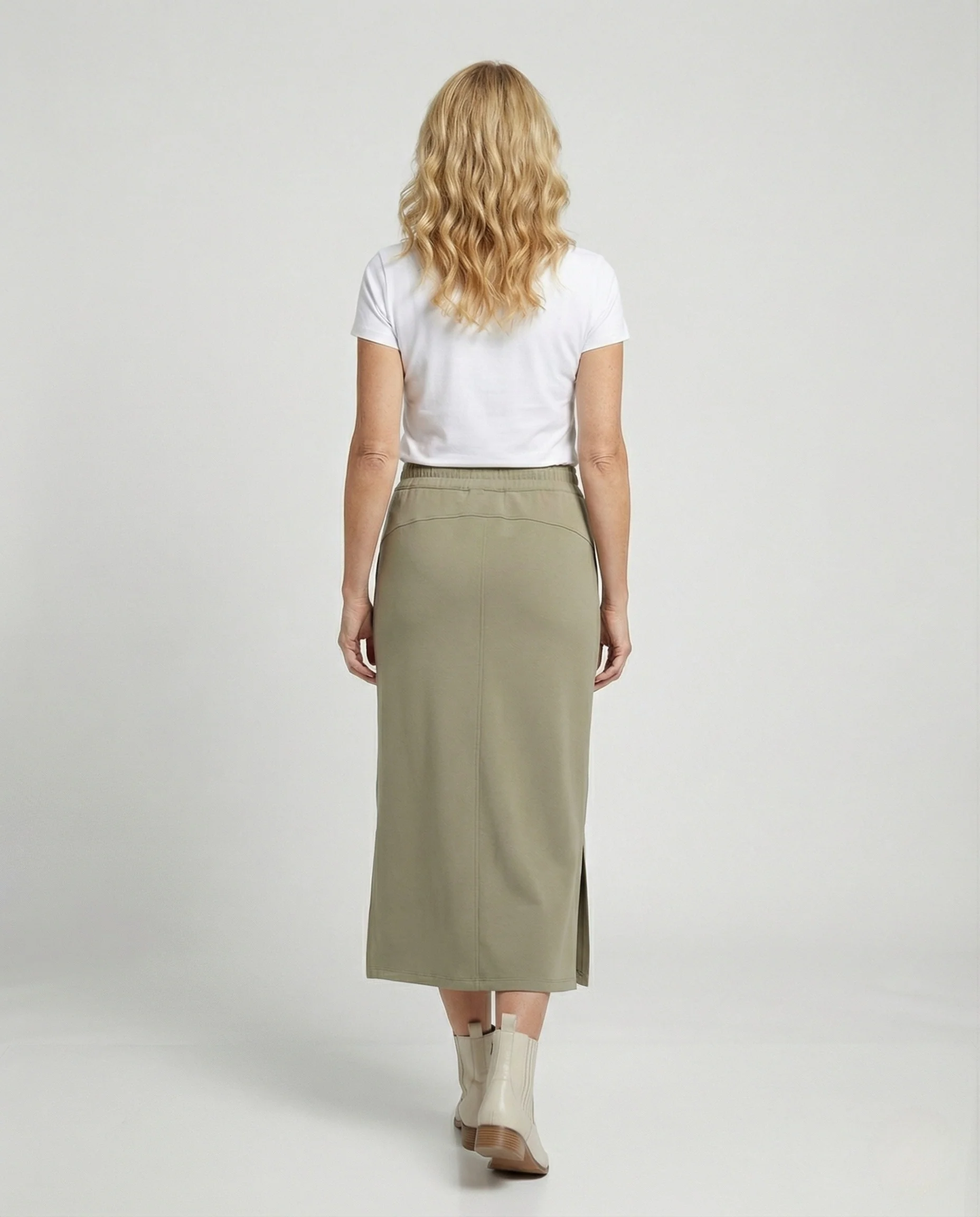 Freizeitkleidung Damen Sweat Maxirock - Image 3