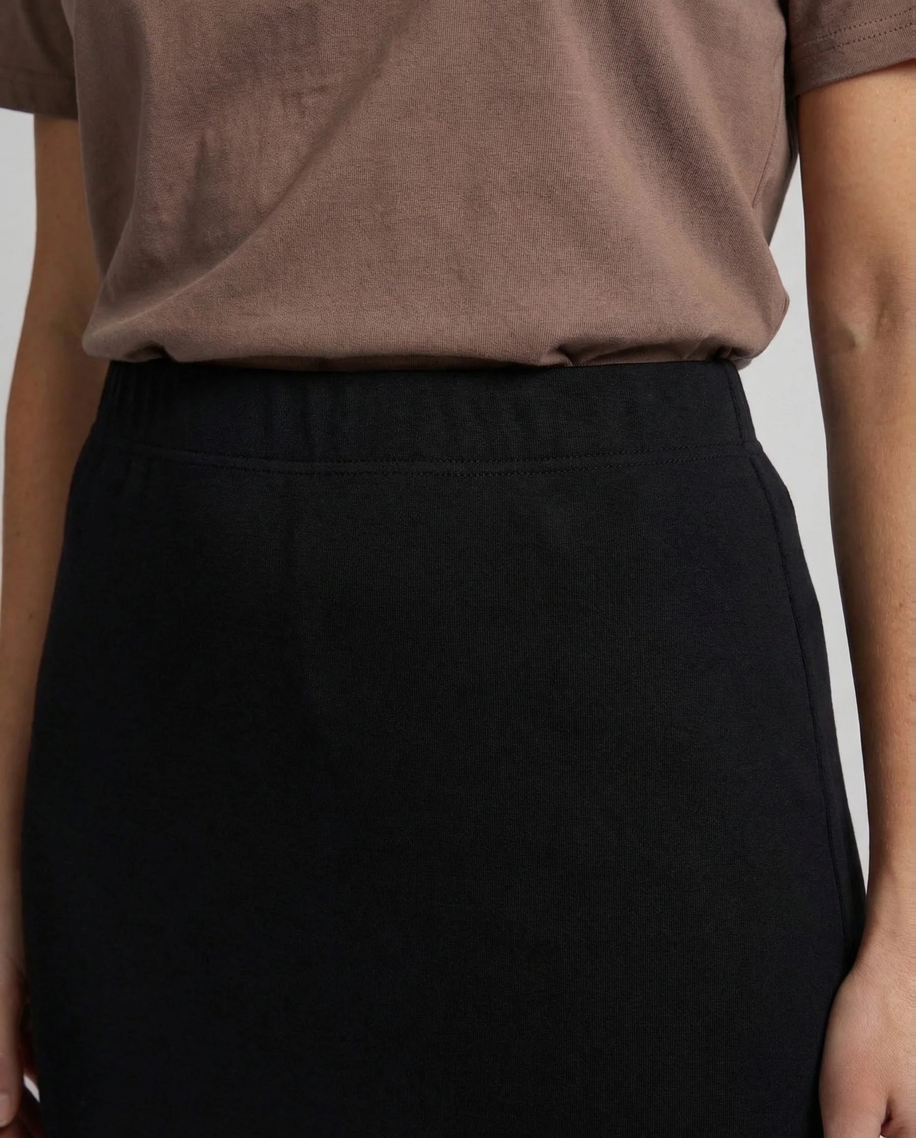 Damen Maxirock Seitenschlitz Asymmetrisch - Image 3