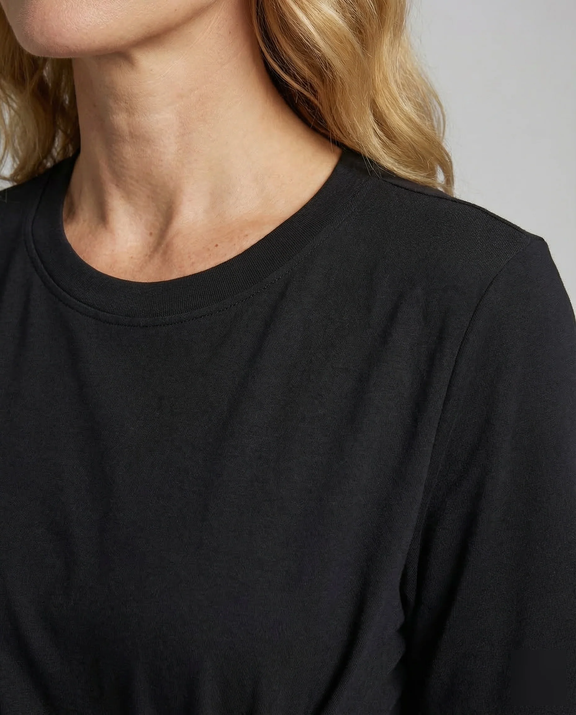 Damen Midikleid Jersey Drapiert - Image 3