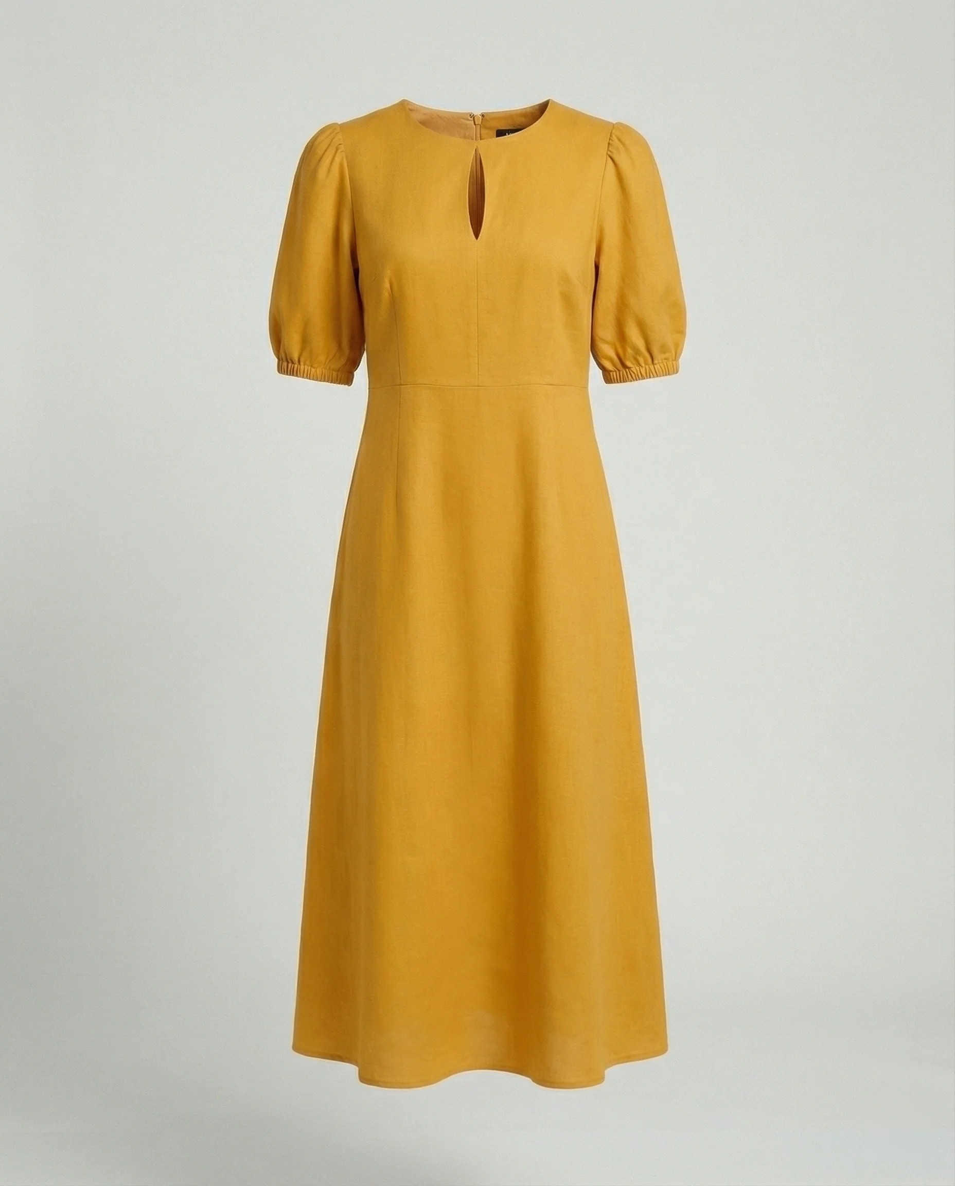 Damen Midikleid mit Ballonärmeln - Image 3