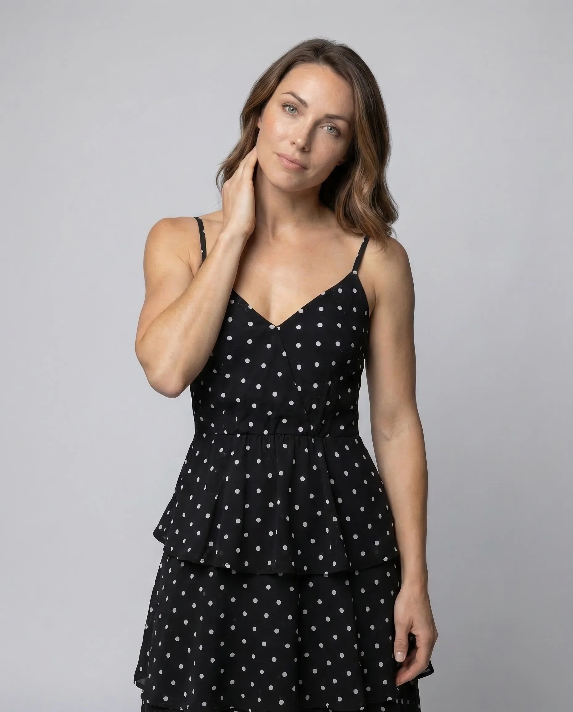 Damen Midikleid Punkte - Image 2