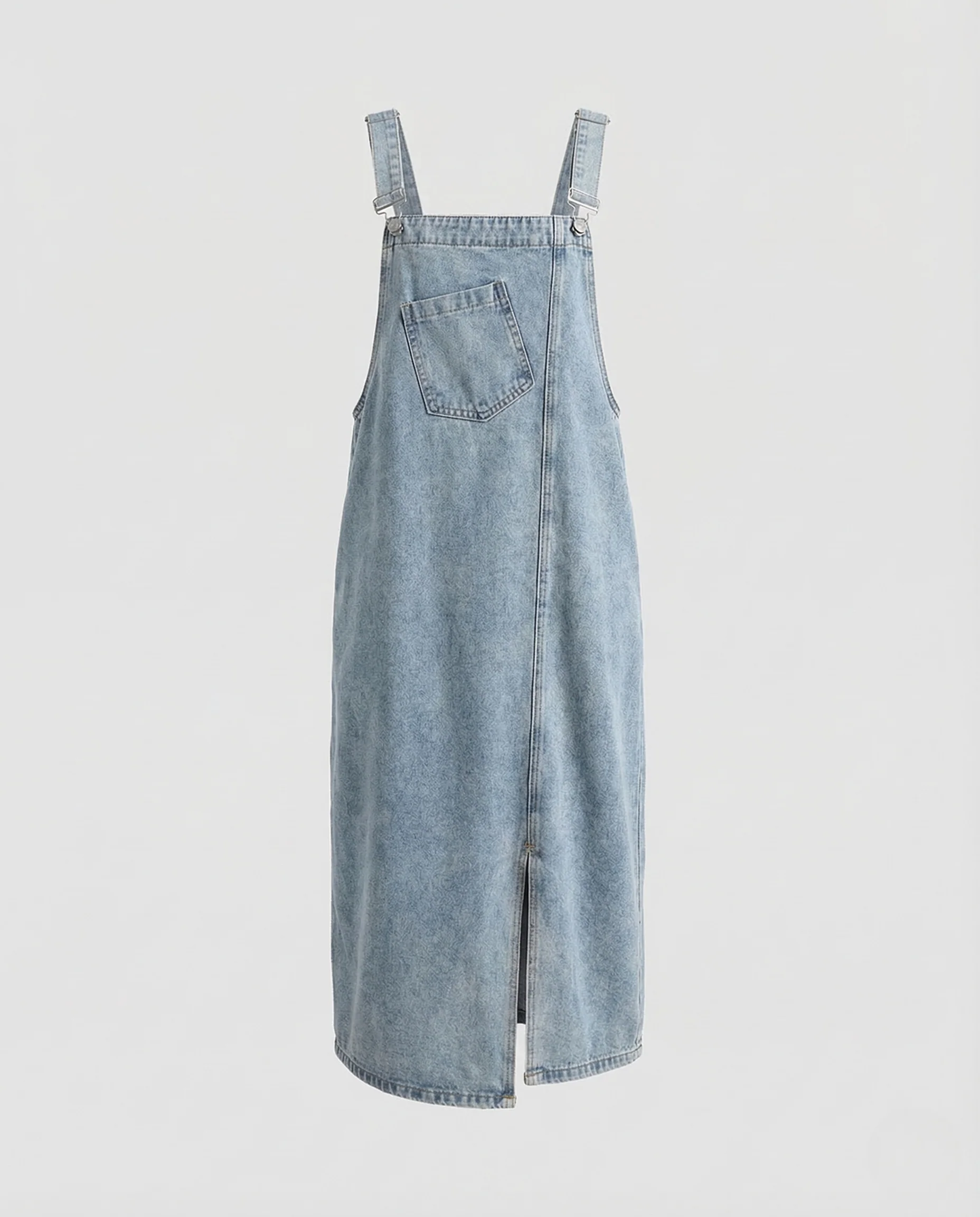 Damen Jeans Latzkleid Midi - Image 5