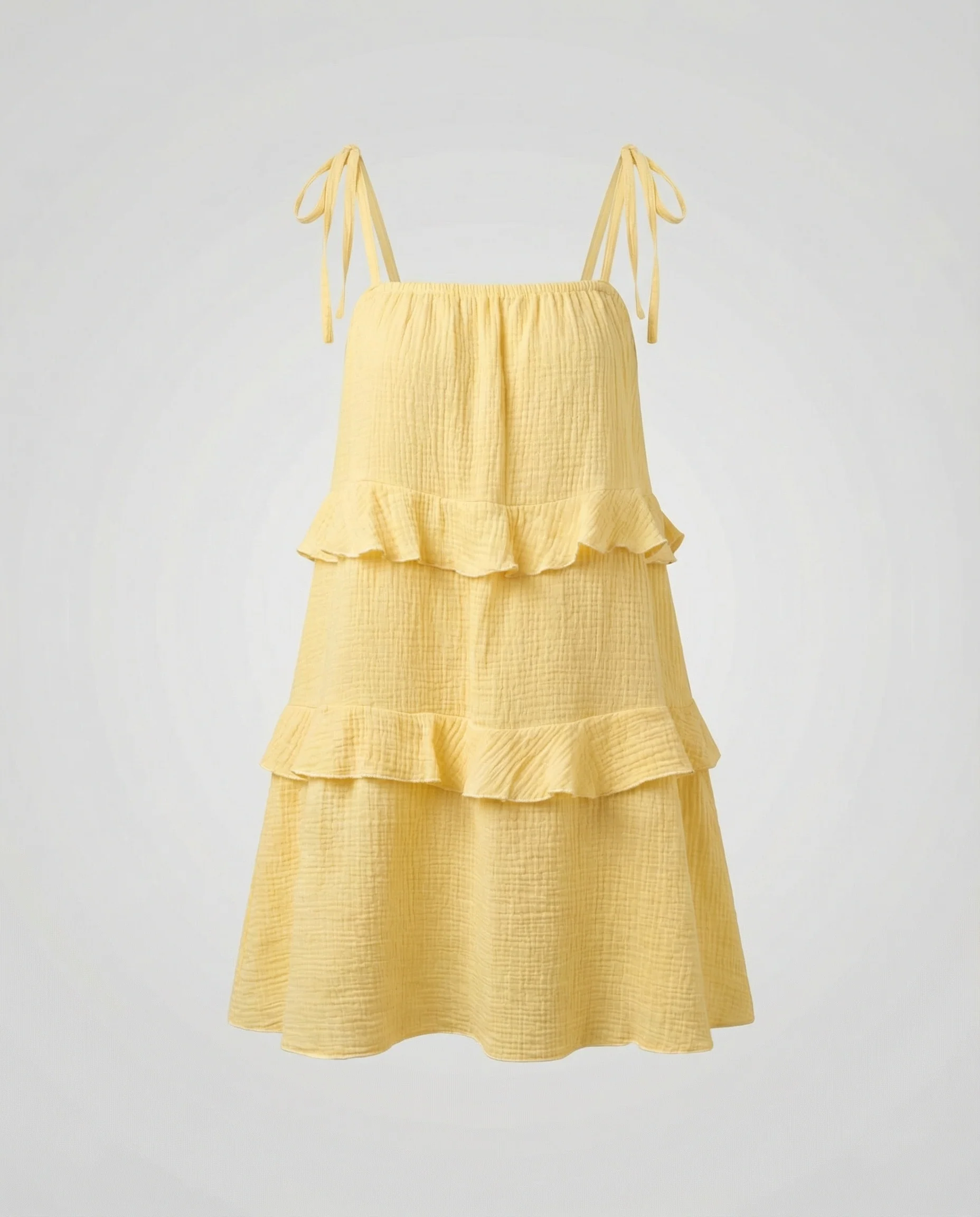 Damen Musselin Sommerkleid kurz - Image 4