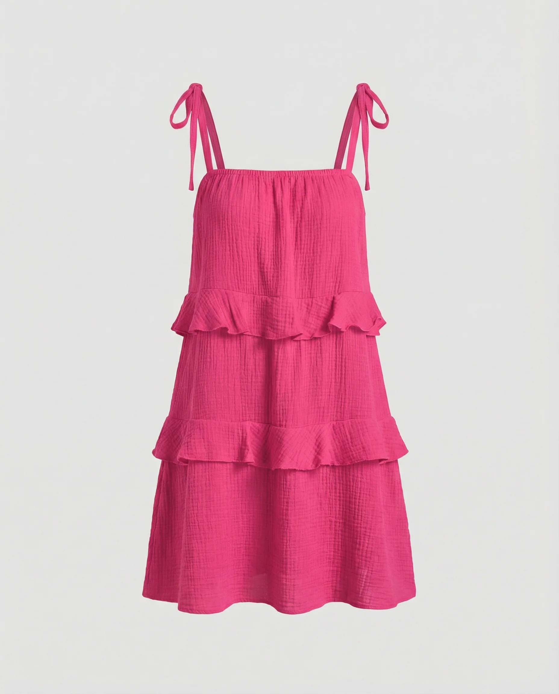 Damen Musselin Sommerkleid kurz - Image 8