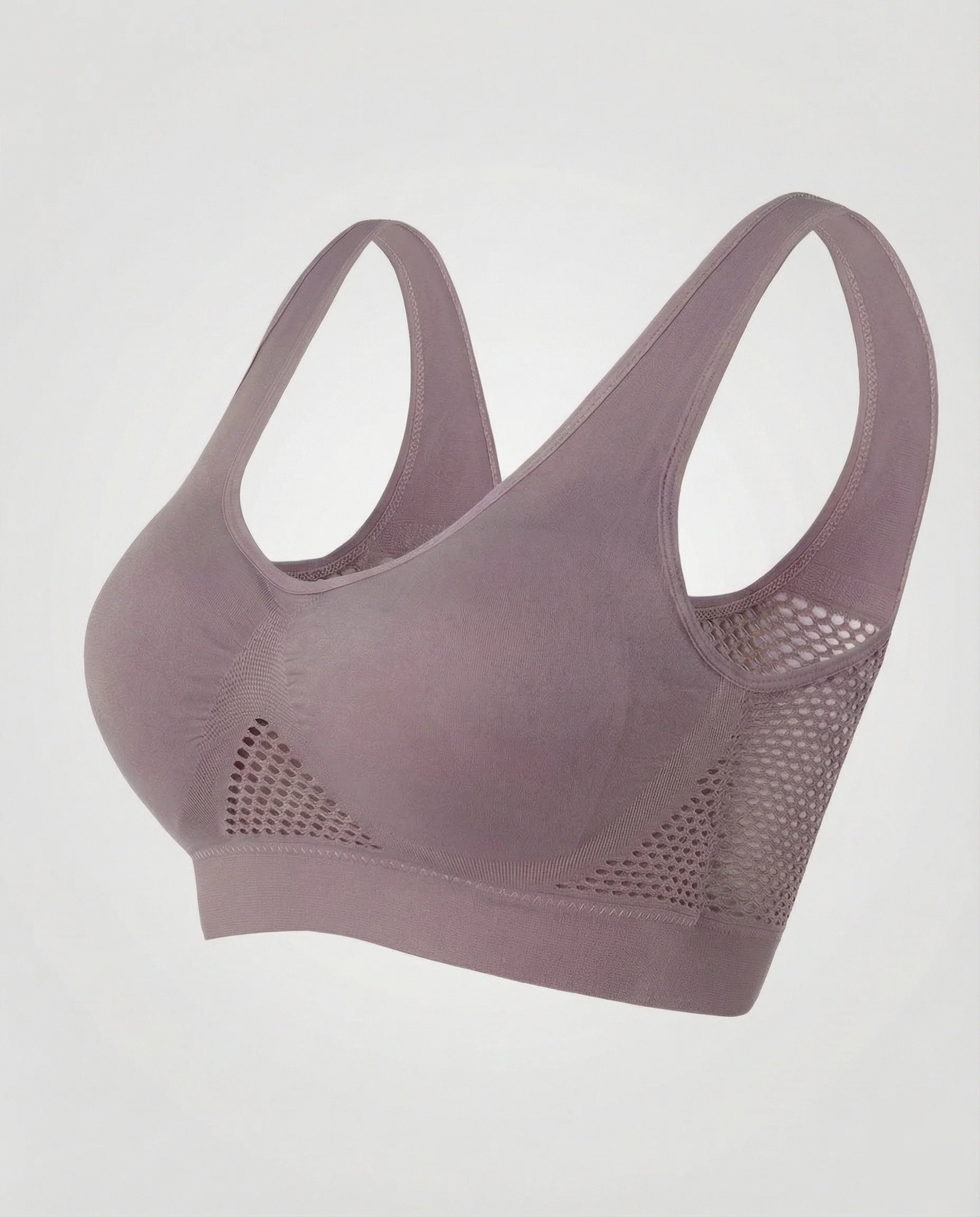 Damen Komfort BH Nahtlos Mesh - Image 10