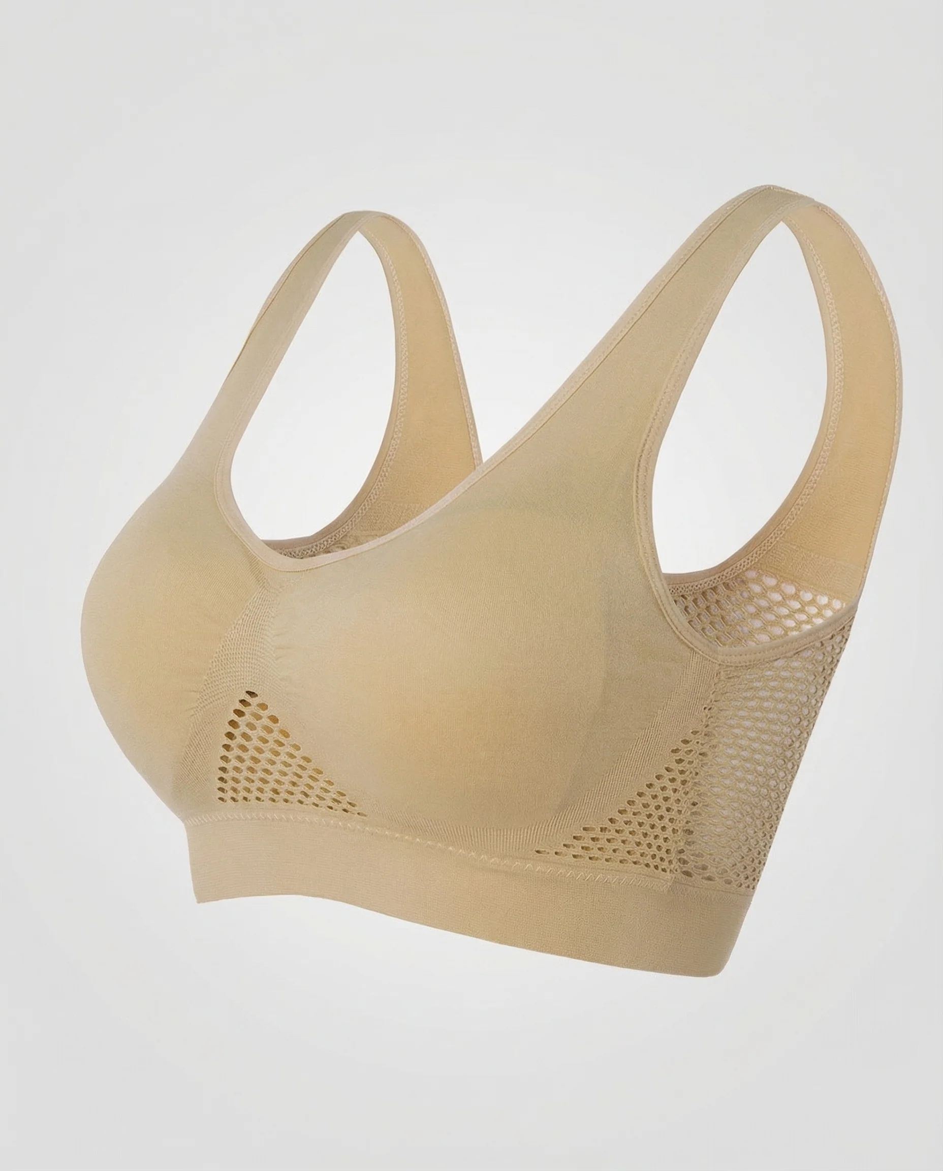 Damen Komfort BH Nahtlos Mesh - Image 4