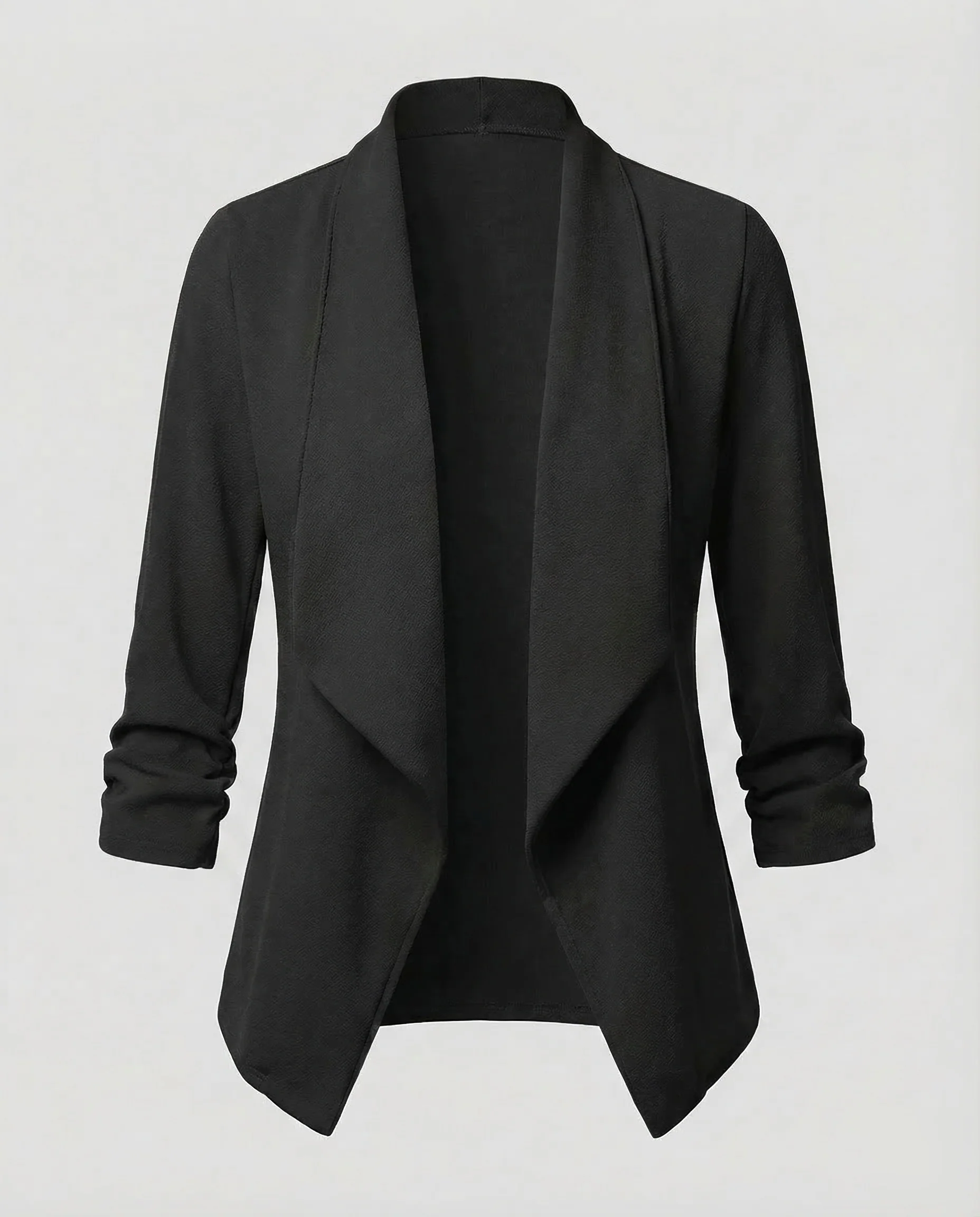 Damen Wasserfall Blazer Strick - Image 6